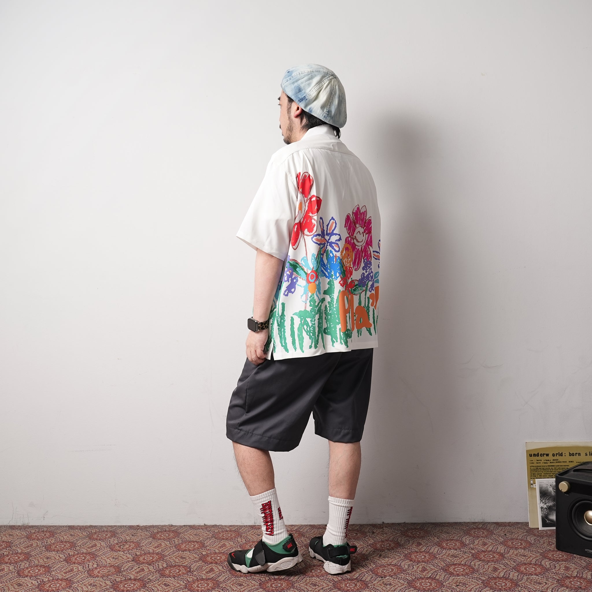 No:ps22t01-1 | Name:PICASSO SHIRT | Color:White body with print【PLATEAU STUDIO_プラトー スタジオ】【archive】