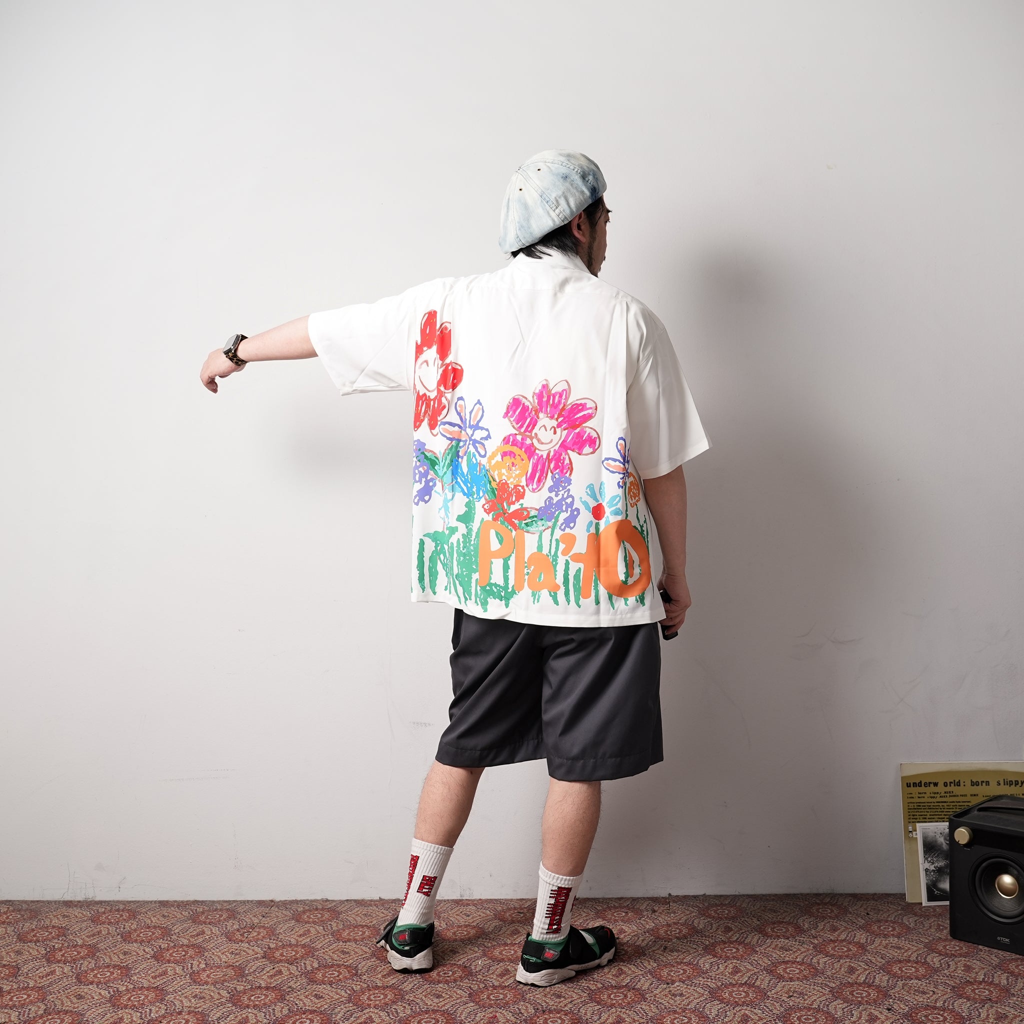 No:ps22t01-1 | Name:PICASSO SHIRT | Color:White body with print【PLATEAU STUDIO_プラトー スタジオ】【archive】