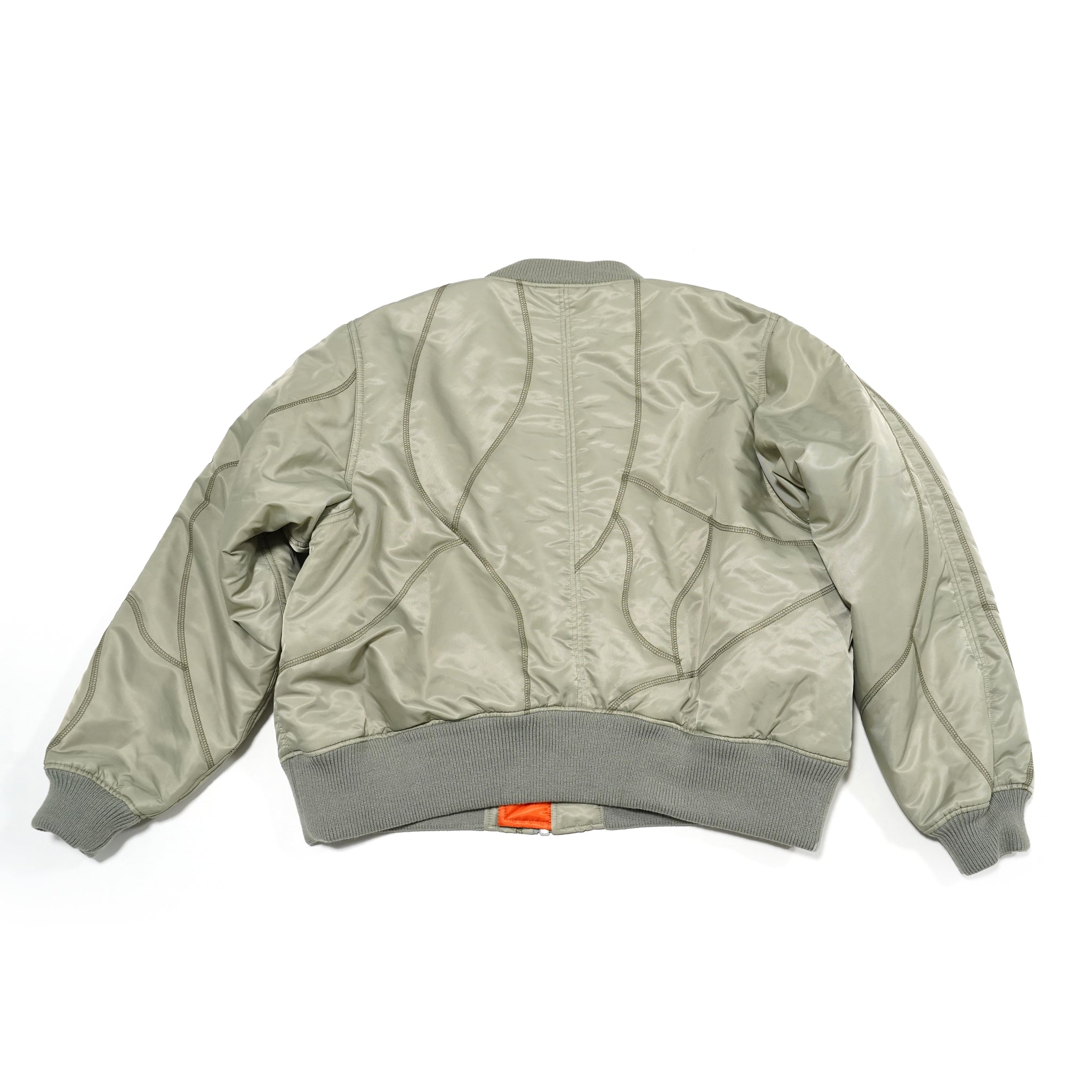 No:pw21j08 | Name:PUZZLE MA-1 JACKET | Color:Desert Sage-Orange | Size:1/2【PLATEAU STUDIO_プラトー スタジオ】【archive】