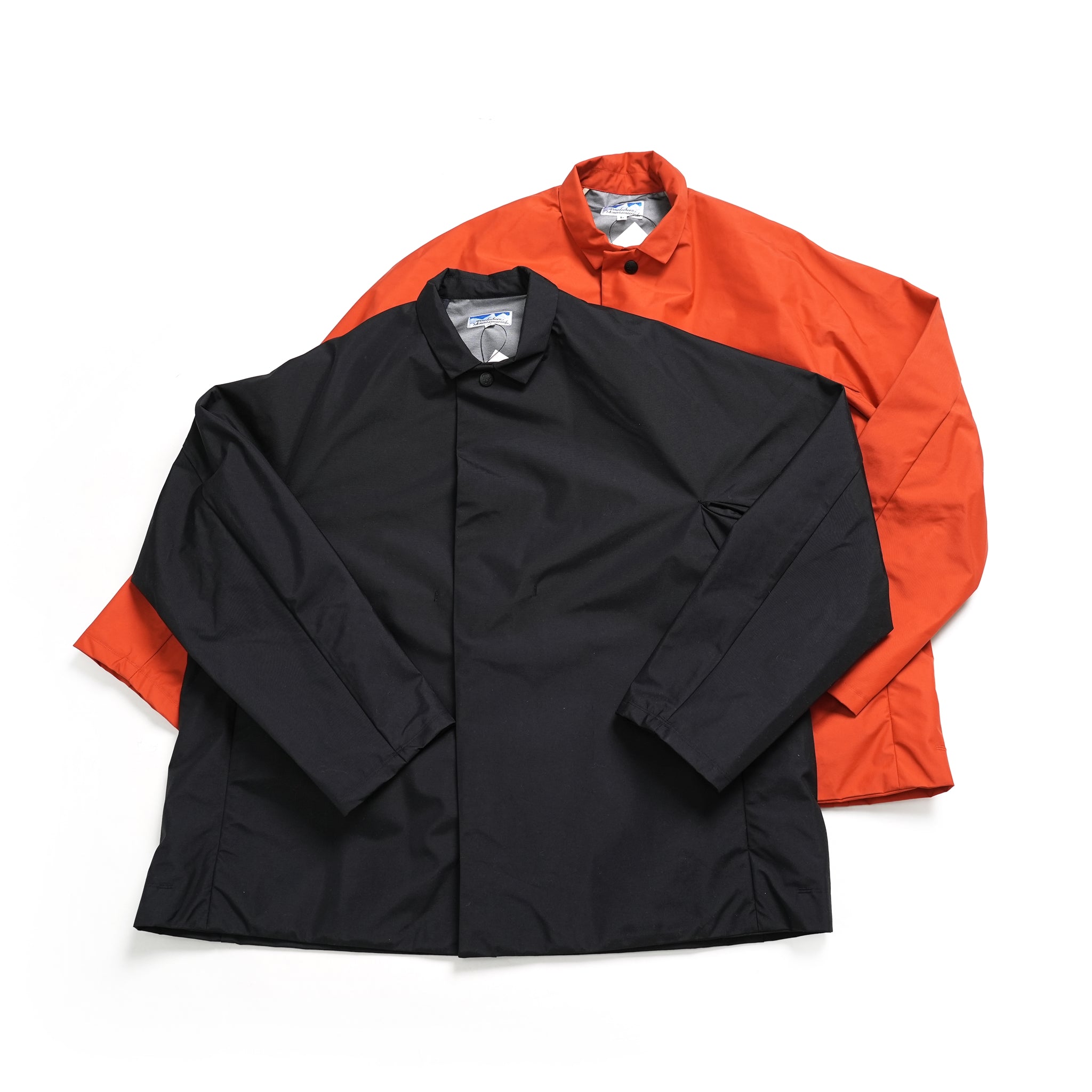 P.H.M. SHORT COAT – Black / Orange | POWDERHORN MOUNTAINEERING