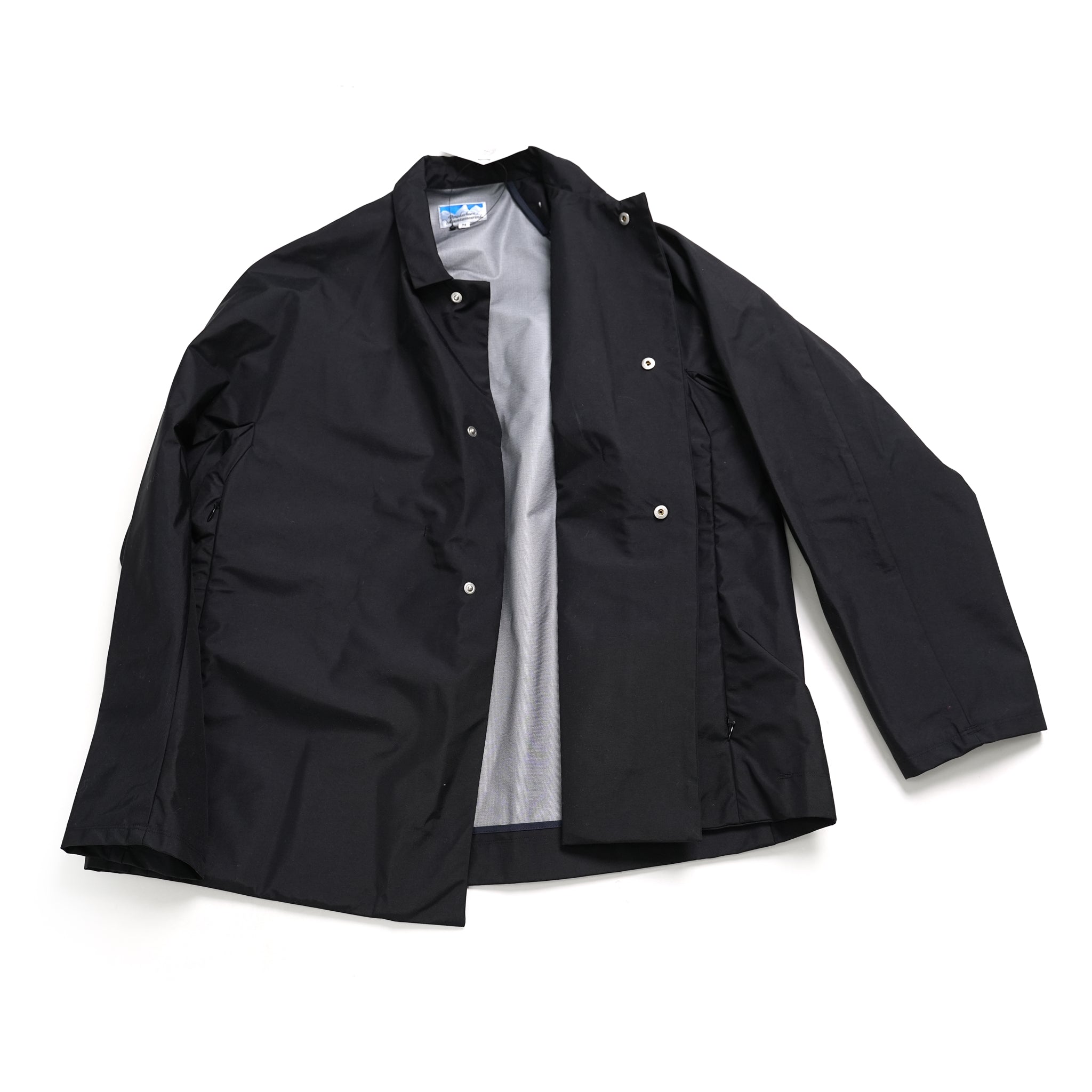 P.H.M. SHORT COAT – Black / Orange | POWDERHORN MOUNTAINEERING