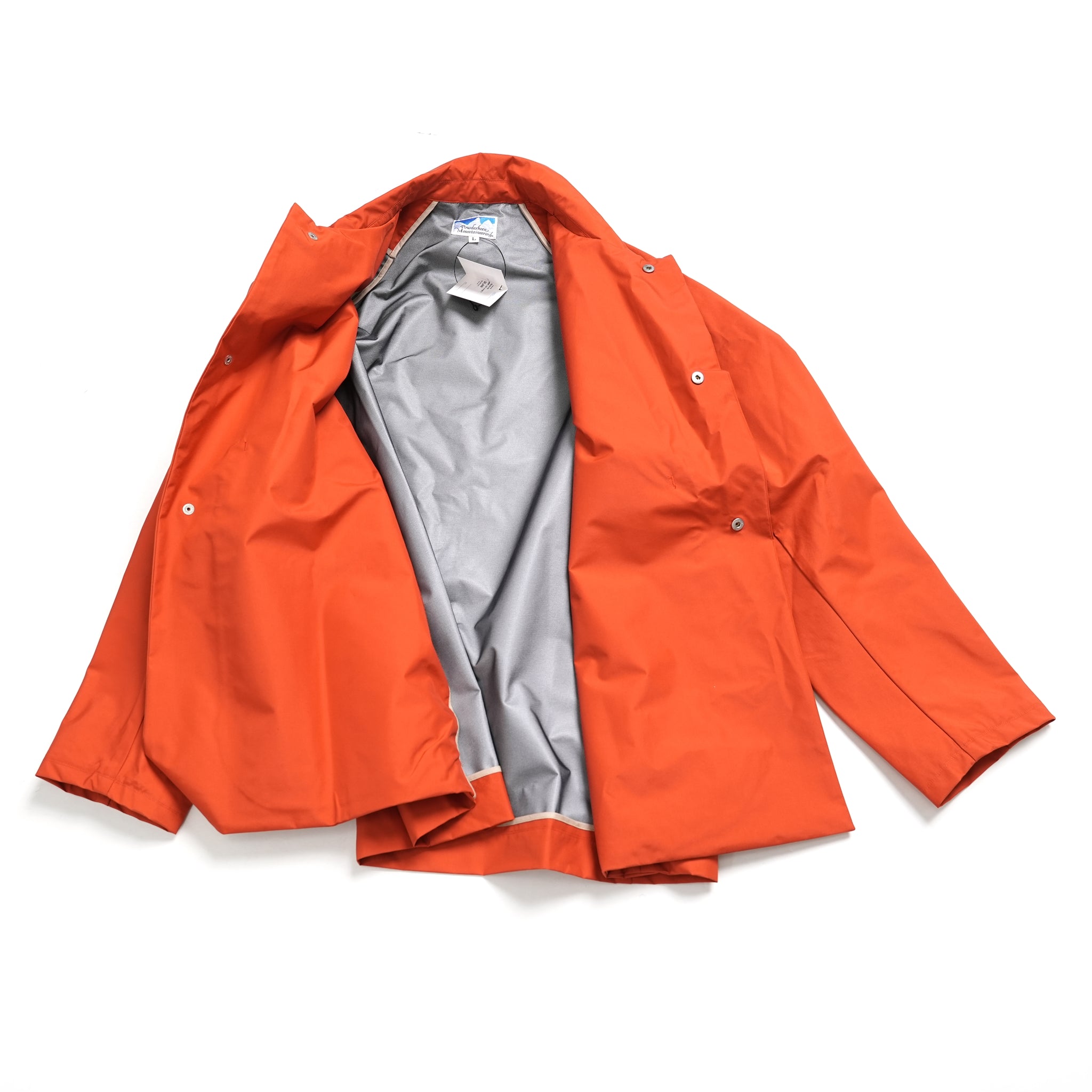 P.H.M. SHORT COAT – Black / Orange | POWDERHORN MOUNTAINEERING