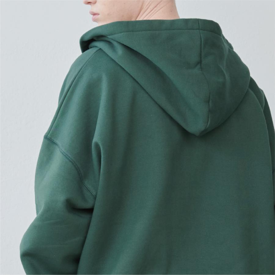 Lun_Big Pocket Half Zip Bicolor Hoodie – Crazy / Green | KELEN MEN