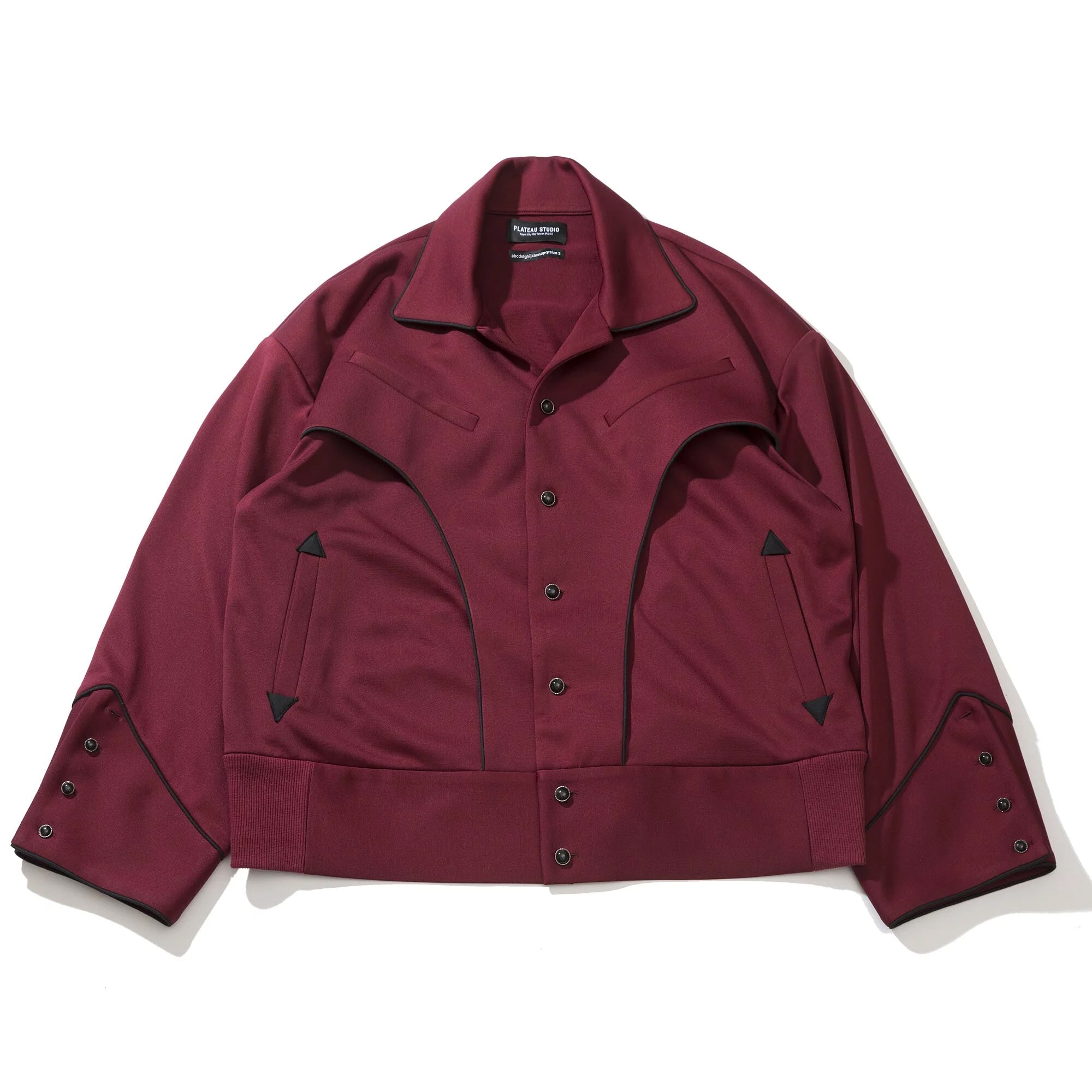 PS21J01B | WESTERN JACKET | Color:Burgundy | Size:1/2【PLATEAU STUDIO_プラトー スタジオ】