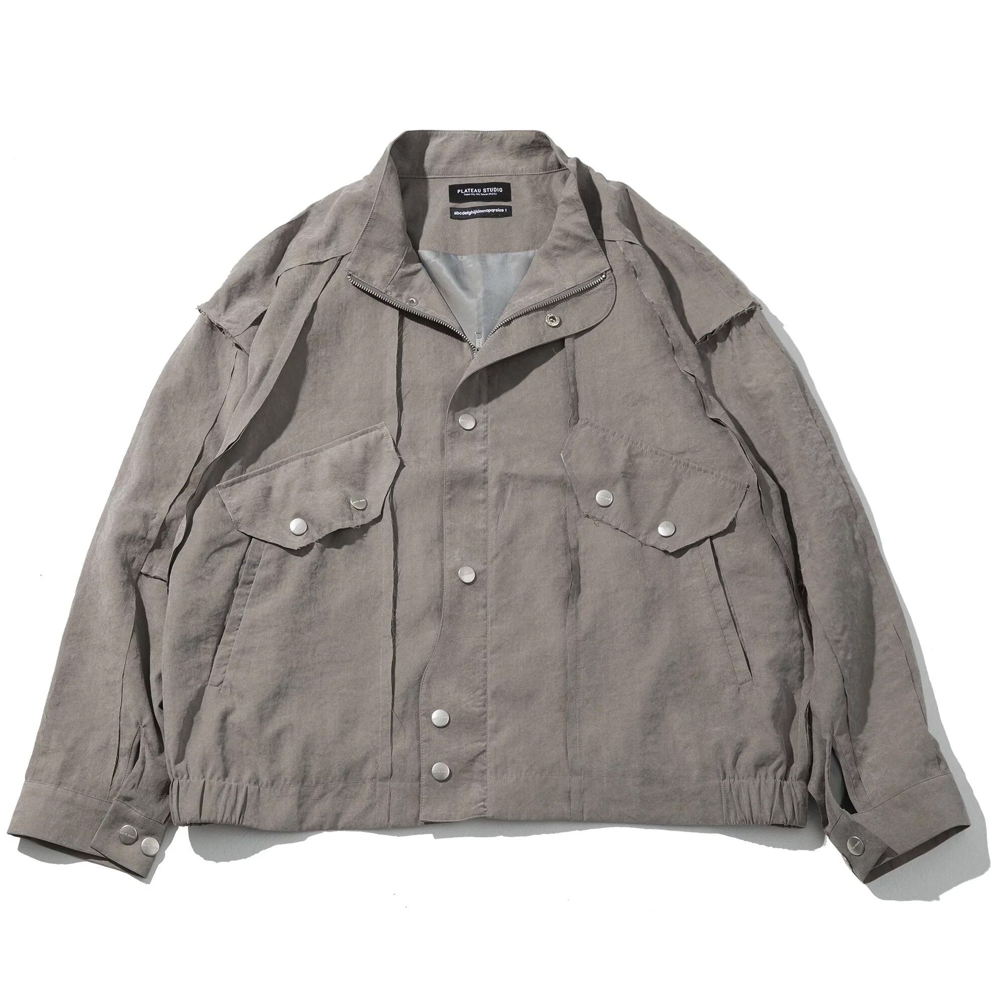 PS21J02B | BUTTON JACKET | Color:Stone Washed Blk | Size:1/2【PLATEAU STUDIO_プラトー スタジオ】