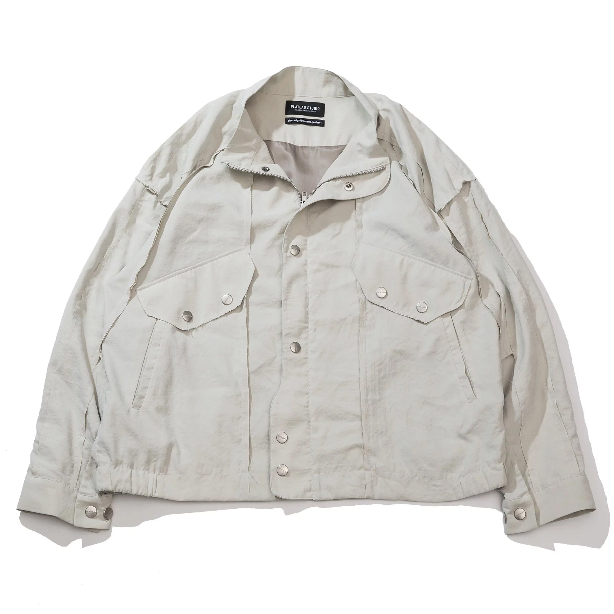 PS21J02A | BUTTON JACKET | Color:Beige | Size:1/2【PLATEAU STUDIO_プラトー スタジオ】
