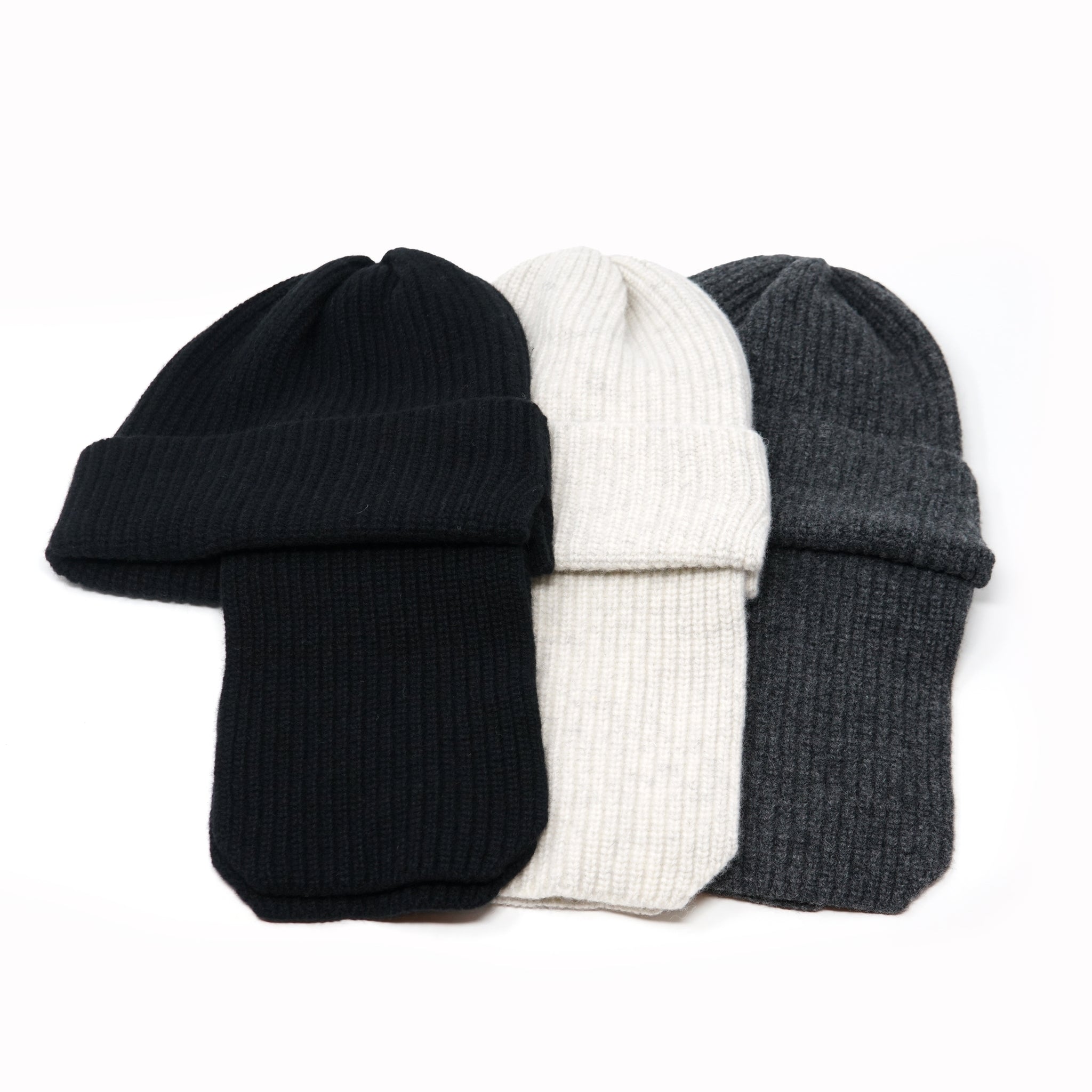 Ear Tab Knit Watch – Black/Gray/O.White | RACAL【ネコポス選択可能】