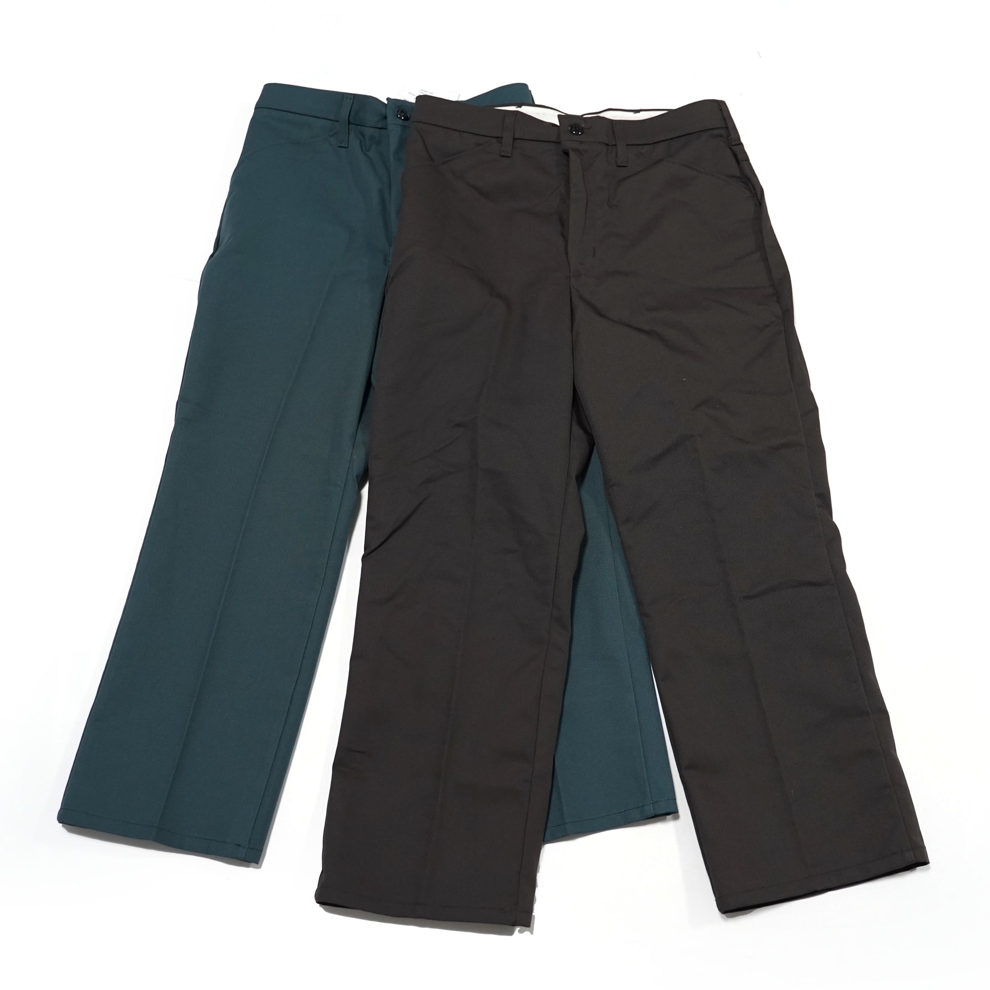 No:REMAKE17 | Name:Remake Ankle-Length Pants | Color:Chocolate Brown/Spruce Green | Size:30/32/34【REDKAP】-MEG COMPANY-ADDICTION FUKUOKA