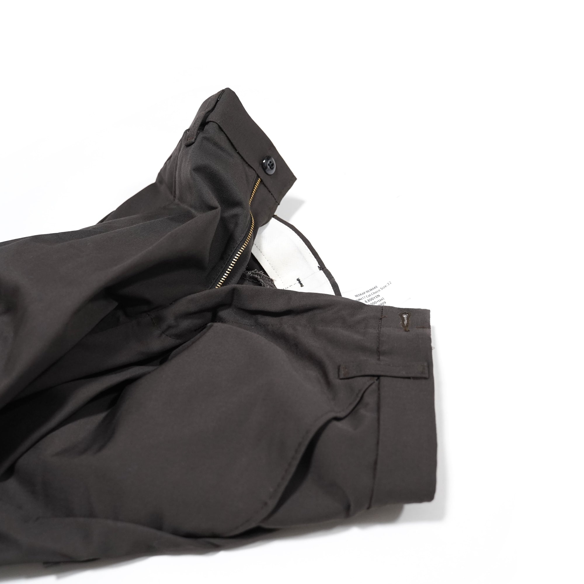 No:REMAKE17 | Name:Remake Ankle-Length Pants | Color:Chocolate Brown/Spruce Green | Size:30/32/34【REDKAP】-MEG COMPANY-ADDICTION FUKUOKA