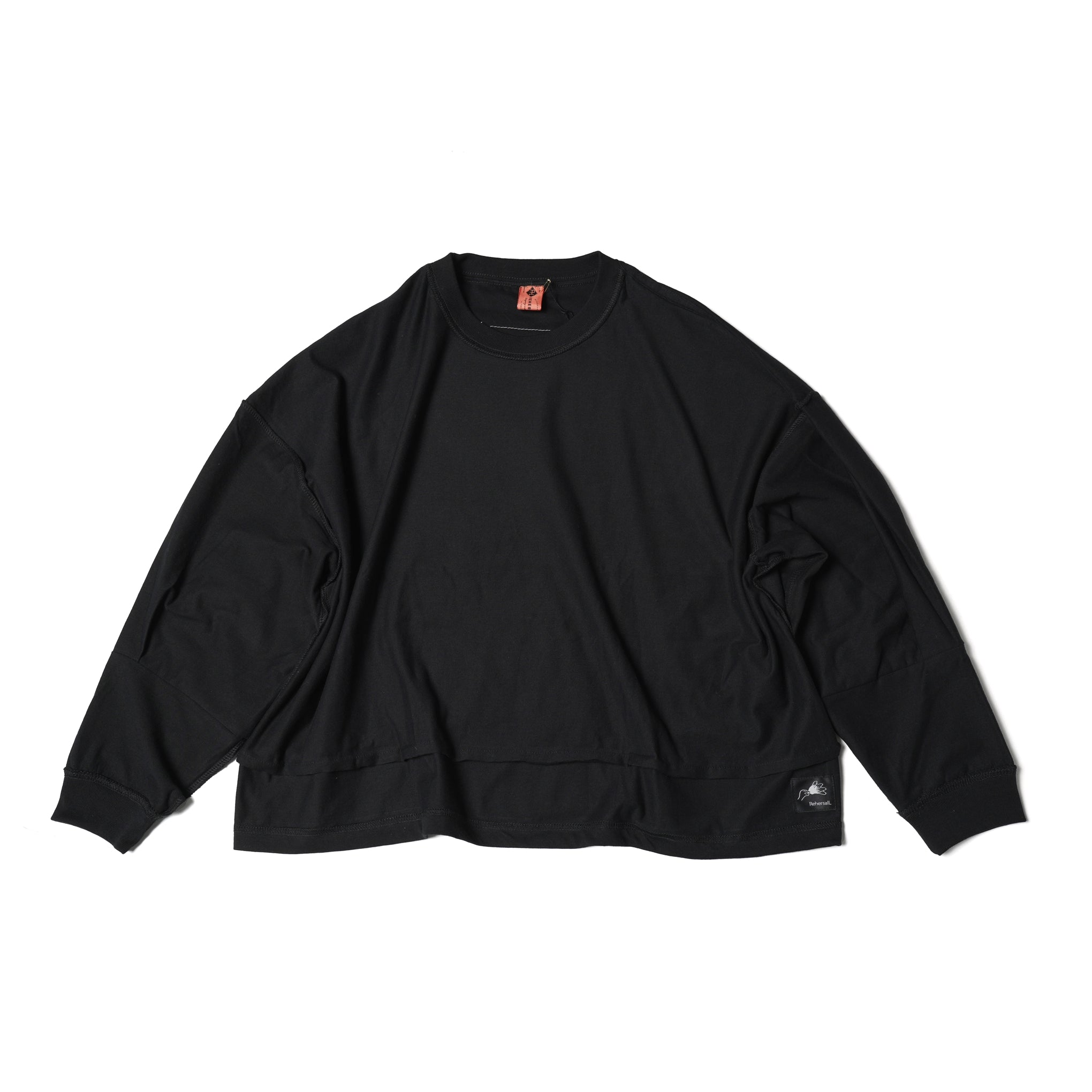 MATE-249 | リバーシブルBIGロンT | Color:Wht/Blk | Size-1【REHERSALL_リハーズオール】