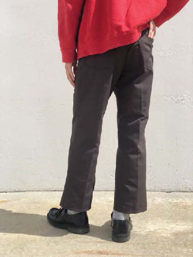 No:REMAKE17 | Name:Remake Ankle-Length Pants | Color:Chocolate Brown/Spruce Green | Size:30/32/34【REDKAP】-MEG COMPANY-ADDICTION FUKUOKA