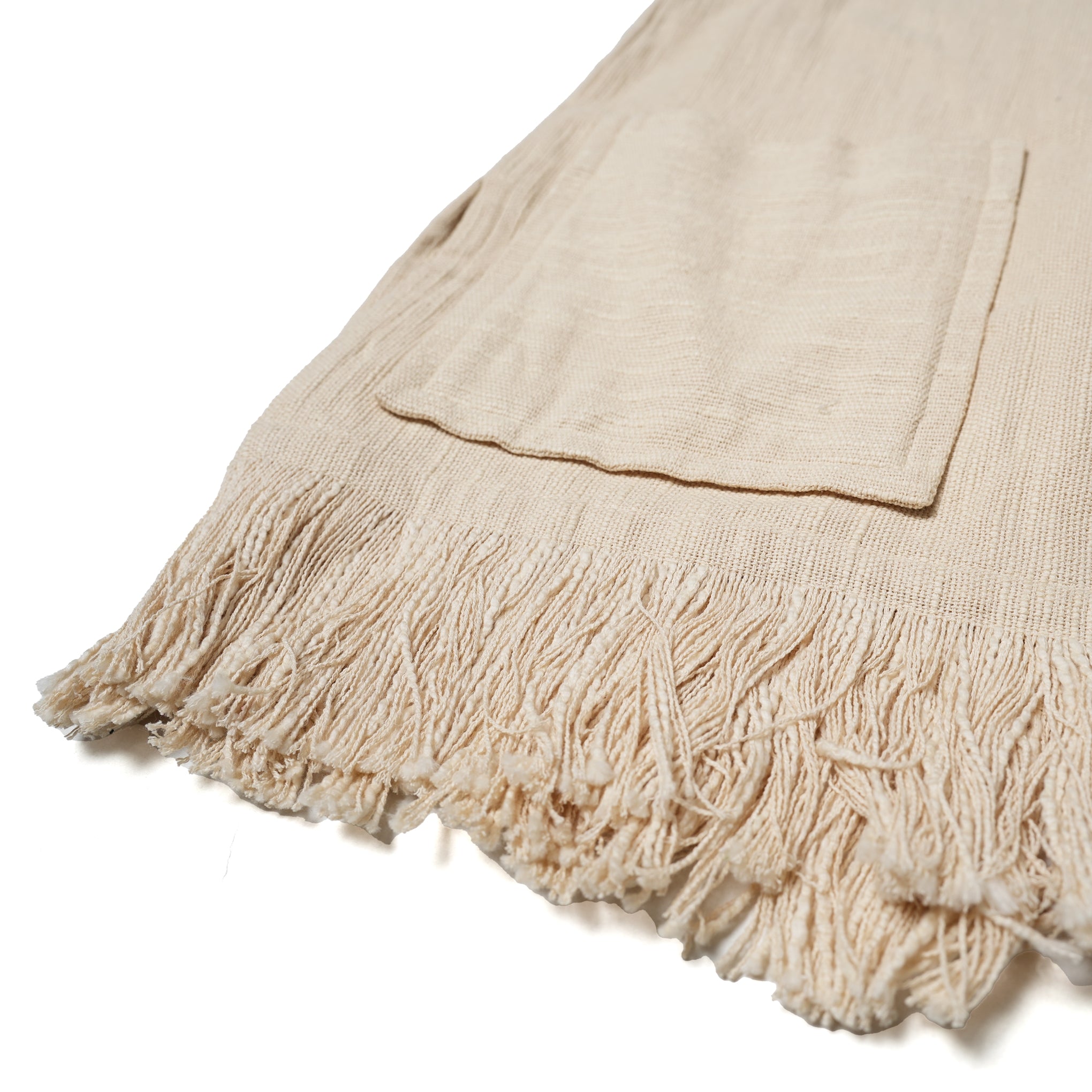 No:020931SL3 | Name:CTN FRINGE GILET | Color:Cream【SARA MALLIKA_サラマリカ】【archive】
