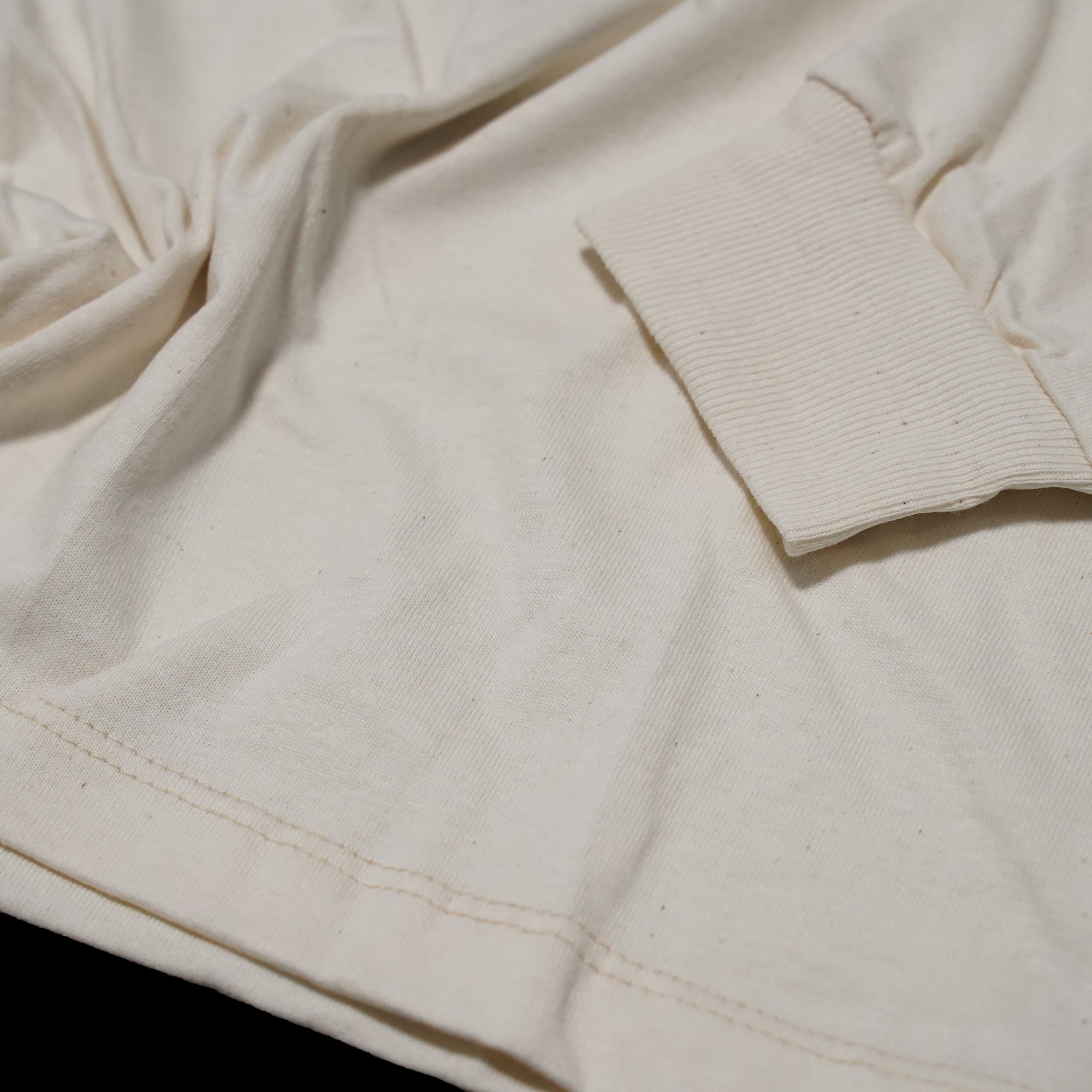 No:ST-6000 | Name: L/S CREW TEE | Color:Natural | Size:M/L 【Save Our Soil】-SAVE OUR SOIL-ADDICTION FUKUOKA
