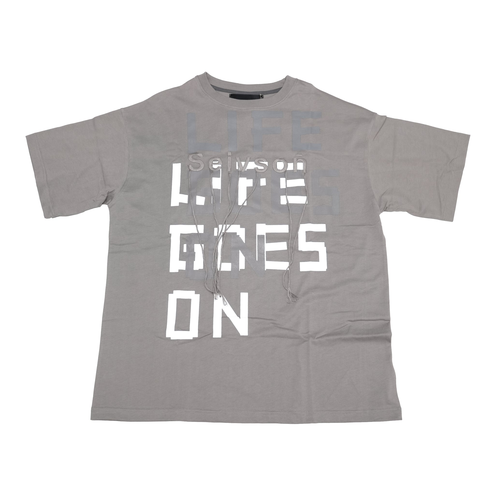 SNA22-SP-T02 Seivson 2022 ‘’ LIFE GOES ON ’’ 5週年限定 T-SHIRT | Color:Gray | Size:FREE【(A)crypsis_エイクライプシス】【SEIVSON_セイヴソン】【ネコポス選択可能】【archive】