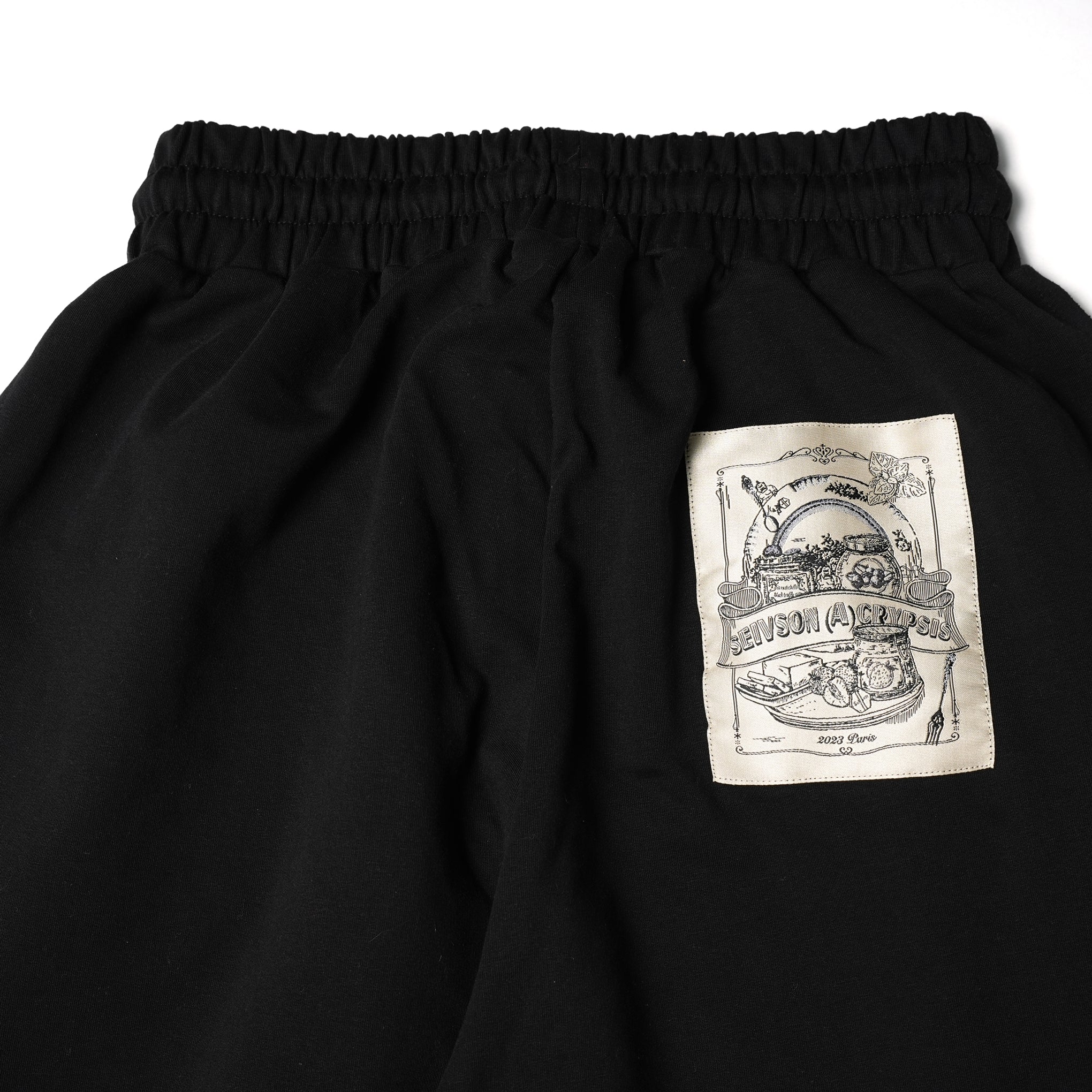 No:SNS23-SP-P01black | Name:2023A/W Tokyo Fashion Week Limited Project / "Koppers Truffle Black Cream" Two Piece Drawstring Pants | Color:Black【SEIVSON_セイブソン】【(A)crypsis_エイクライプシス】【archive】