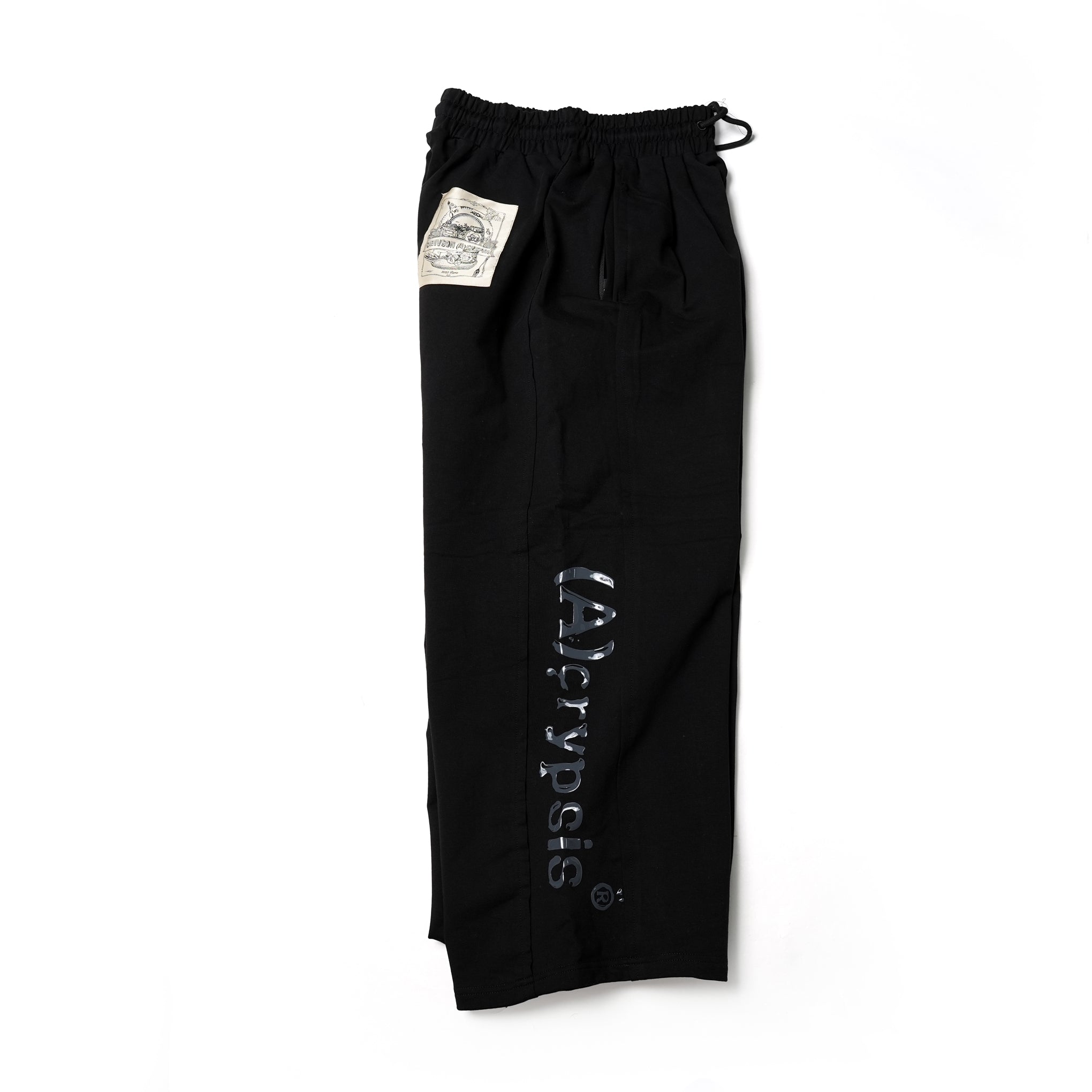 No:SNS23-SP-P01black | Name:2023A/W Tokyo Fashion Week Limited Project / "Koppers Truffle Black Cream" Two Piece Drawstring Pants | Color:Black【SEIVSON_セイブソン】【(A)crypsis_エイクライプシス】【archive】