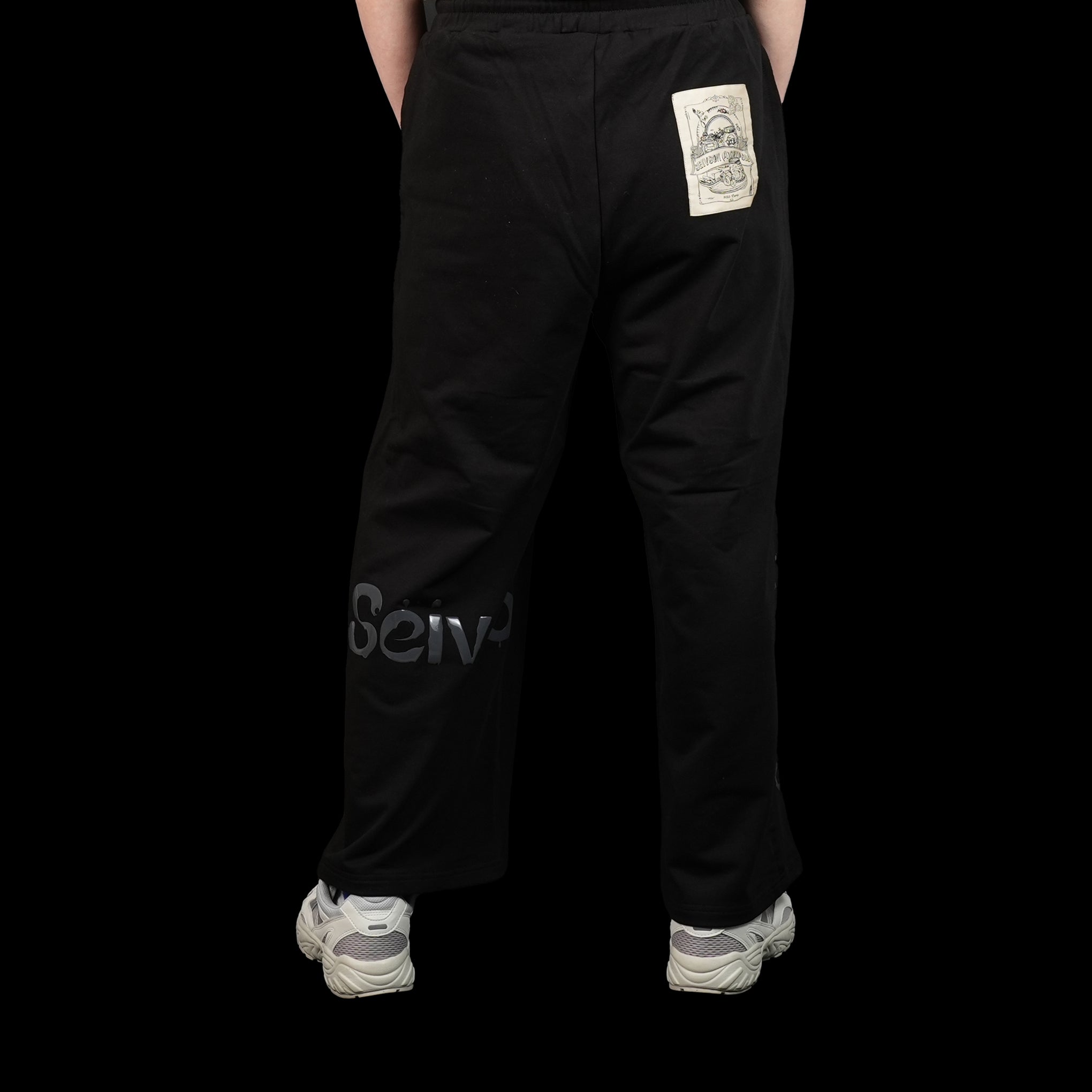 No:SNS23-SP-P01black | Name:2023A/W Tokyo Fashion Week Limited Project / "Koppers Truffle Black Cream" Two Piece Drawstring Pants | Color:Black【SEIVSON_セイブソン】【(A)crypsis_エイクライプシス】【archive】