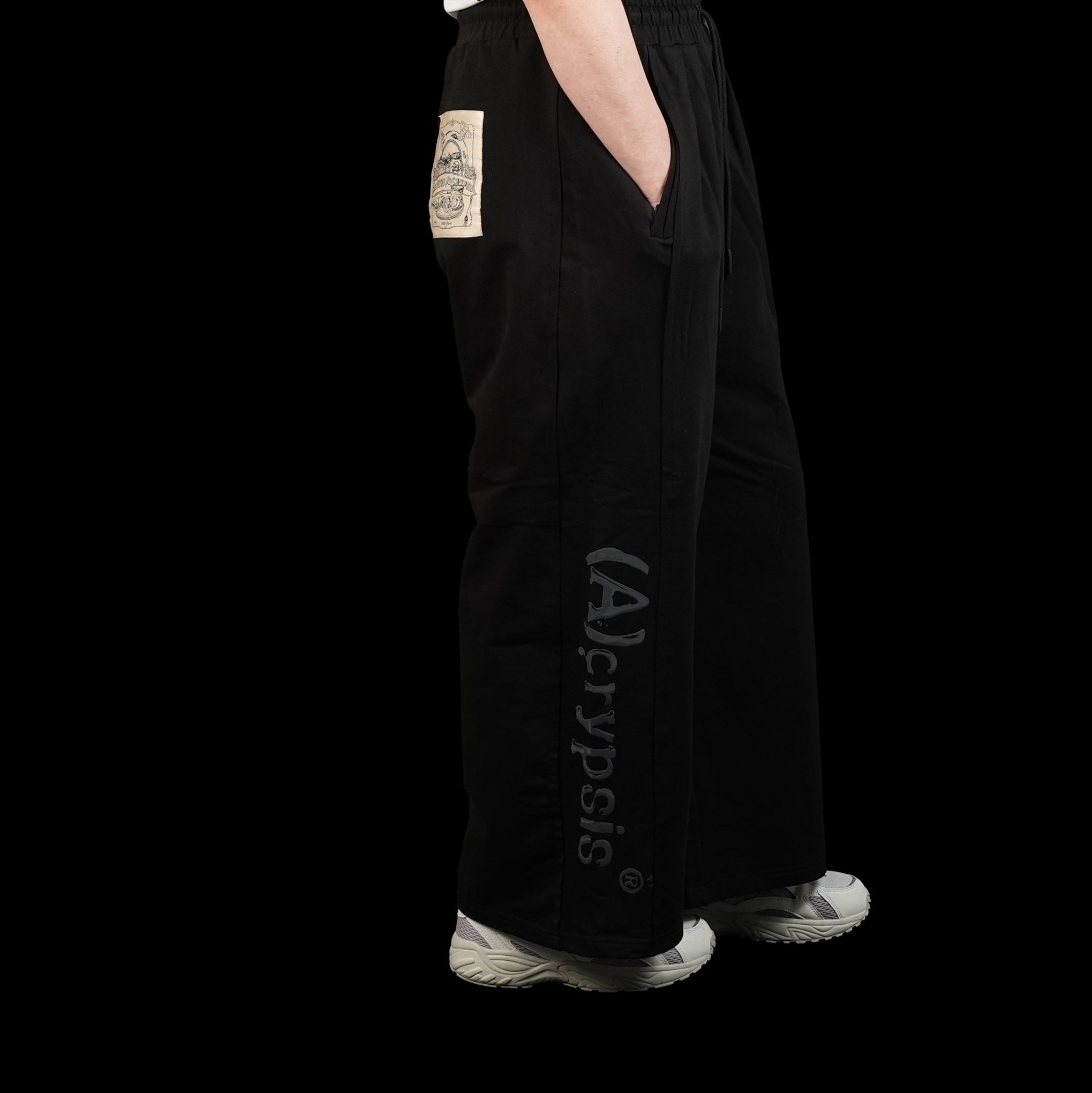 No:SNS23-SP-P01black | Name:2023A/W Tokyo Fashion Week Limited Project / "Koppers Truffle Black Cream" Two Piece Drawstring Pants | Color:Black【SEIVSON_セイブソン】【(A)crypsis_エイクライプシス】【archive】
