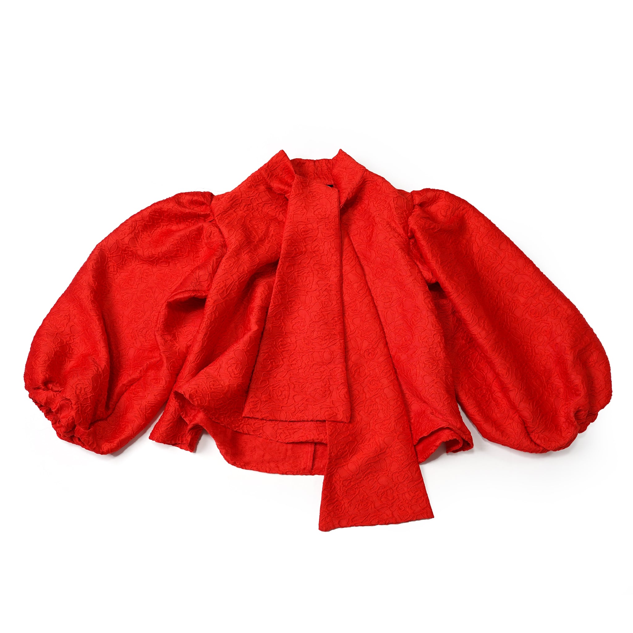 No:24SJ02BL1030RED | Name:Grandma Rose Oversized Bow Blouse | Color:Red | Size:XS/S【SISTER JANE_シスタージェーン】【archive】