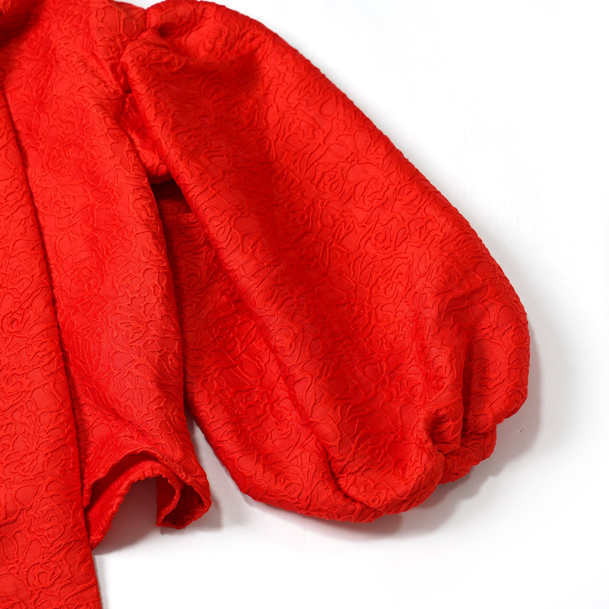 No:24SJ02BL1030RED | Name:Grandma Rose Oversized Bow Blouse | Color:Red | Size:XS/S【SISTER JANE_シスタージェーン】【archive】