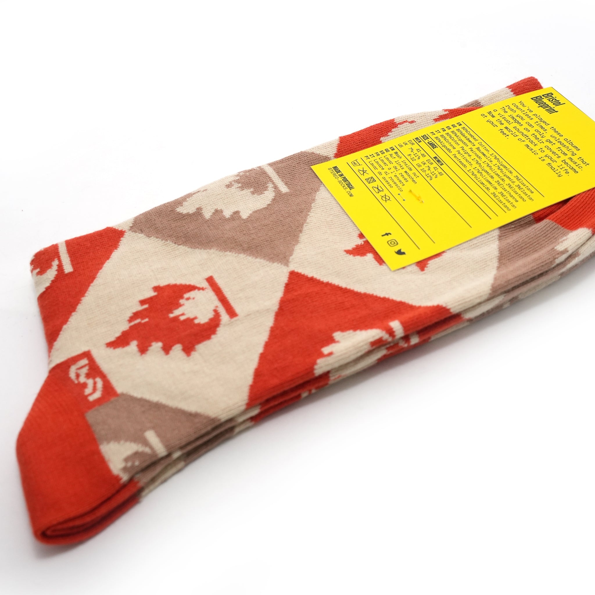 streosocksport_005 | BRISTOL BLUEPRINT SOCKS | Color:Multi【STREO SOCKS(PORTUGAL)】【ネコポス選択可能】