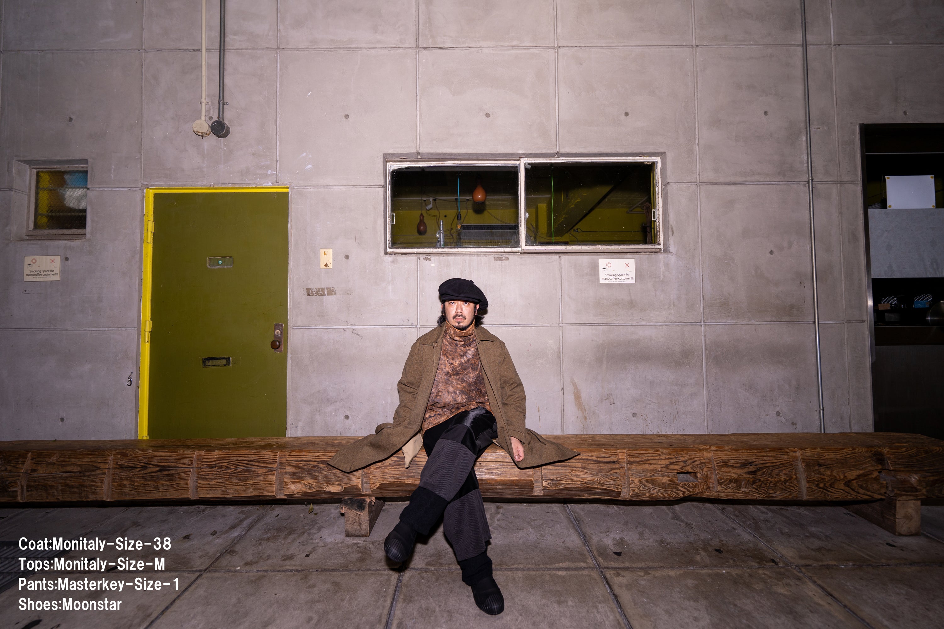 No:M30008 | Name:Jute Coat | Color:Old Hunting Brown/Black Mix | Size:38/40/42【MONITALY】-MONITALY-ADDICTION FUKUOKA