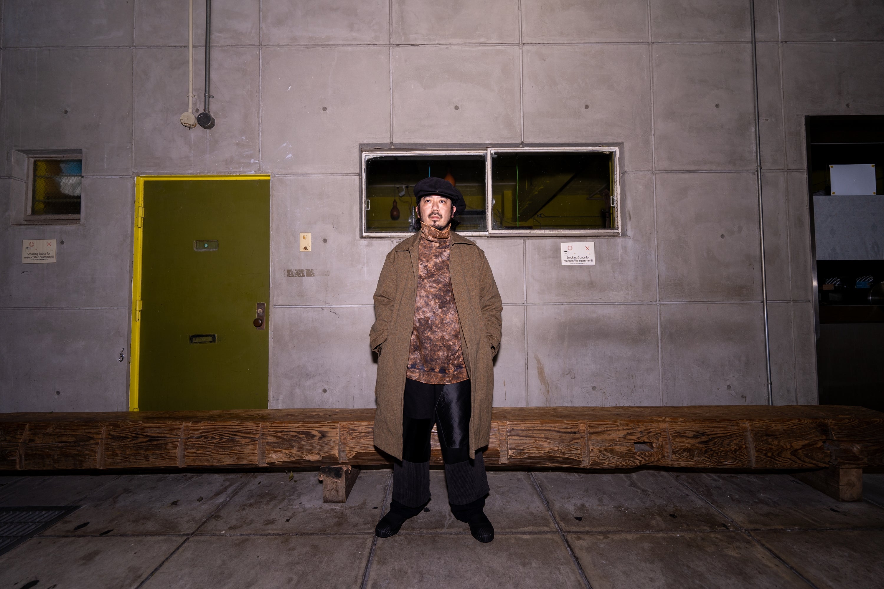 No:M30008 | Name:Jute Coat | Color:Old Hunting Brown/Black Mix | Size:38/40/42【MONITALY】-MONITALY-ADDICTION FUKUOKA