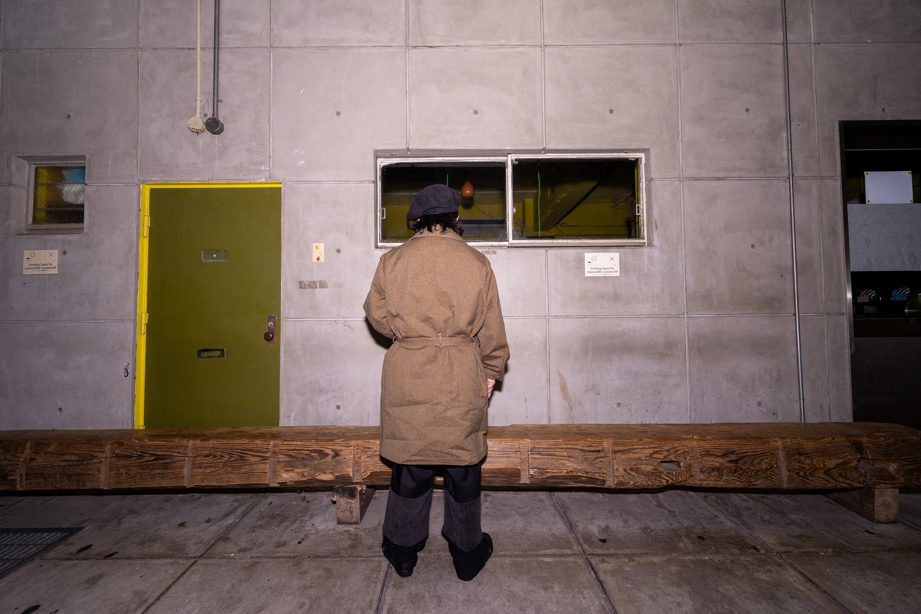 No:M30008 | Name:Jute Coat | Color:Old Hunting Brown/Black Mix | Size:38/40/42【MONITALY】-MONITALY-ADDICTION FUKUOKA