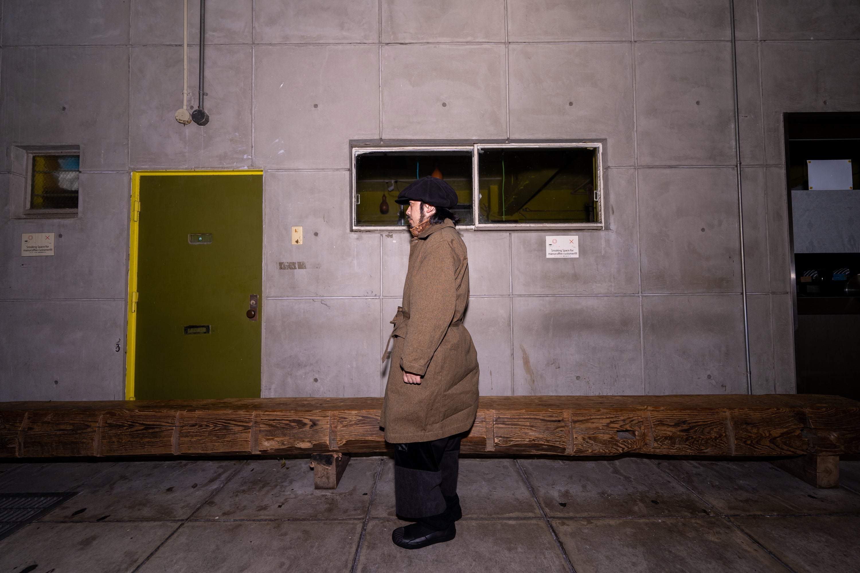 No:M30008 | Name:Jute Coat | Color:Old Hunting Brown/Black Mix | Size:38/40/42【MONITALY】-MONITALY-ADDICTION FUKUOKA