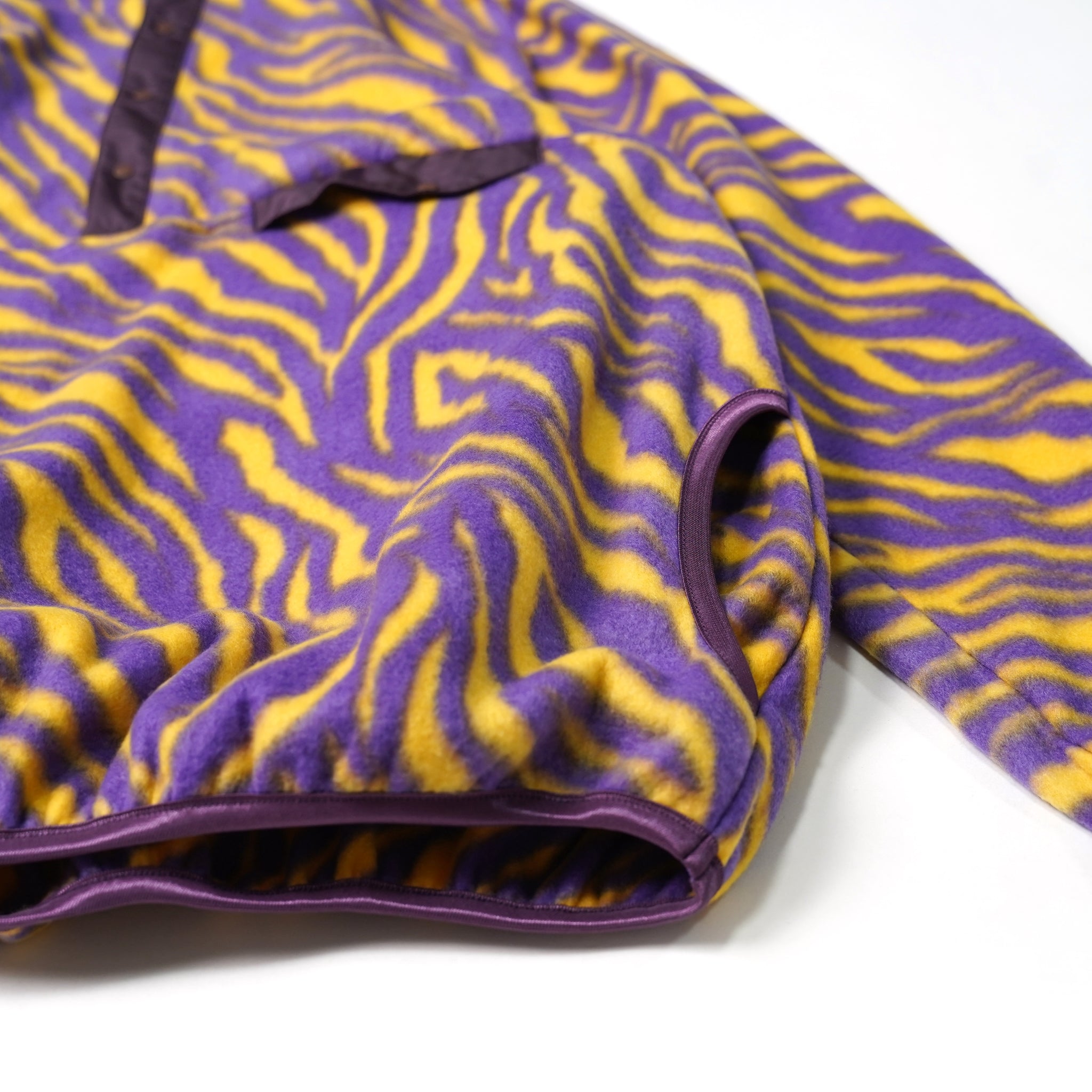 No:sn21f004 | Name:Printed Snap Raglan Tee | Color:Leopard/Geraffe/Zebra Purpul | Size:M/L【SUNNYSPORTS_サニースポーツ】【archive】