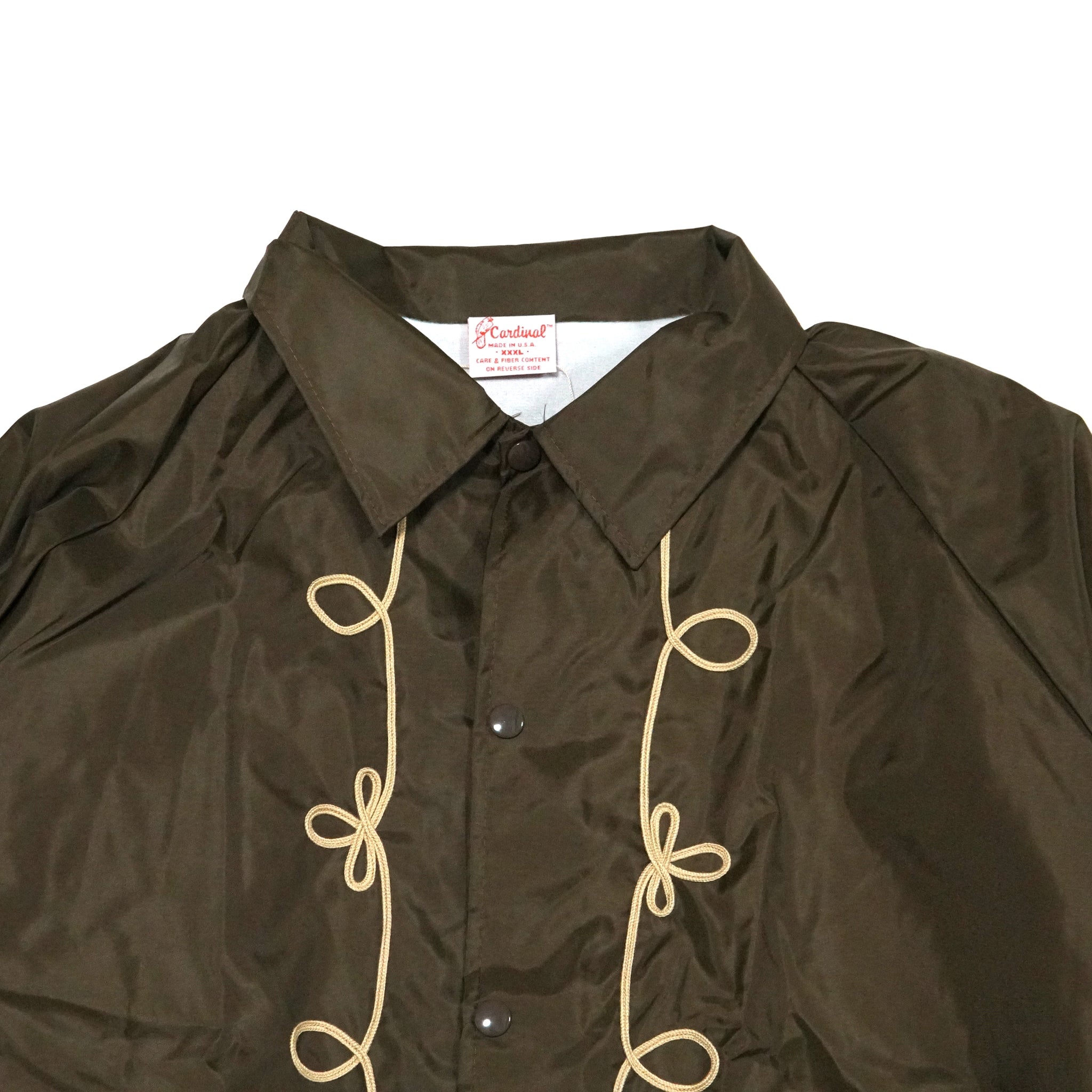 tl23s004 | rope emb coaches jacket | – Brown/Purple | THRIFTY LOOK
