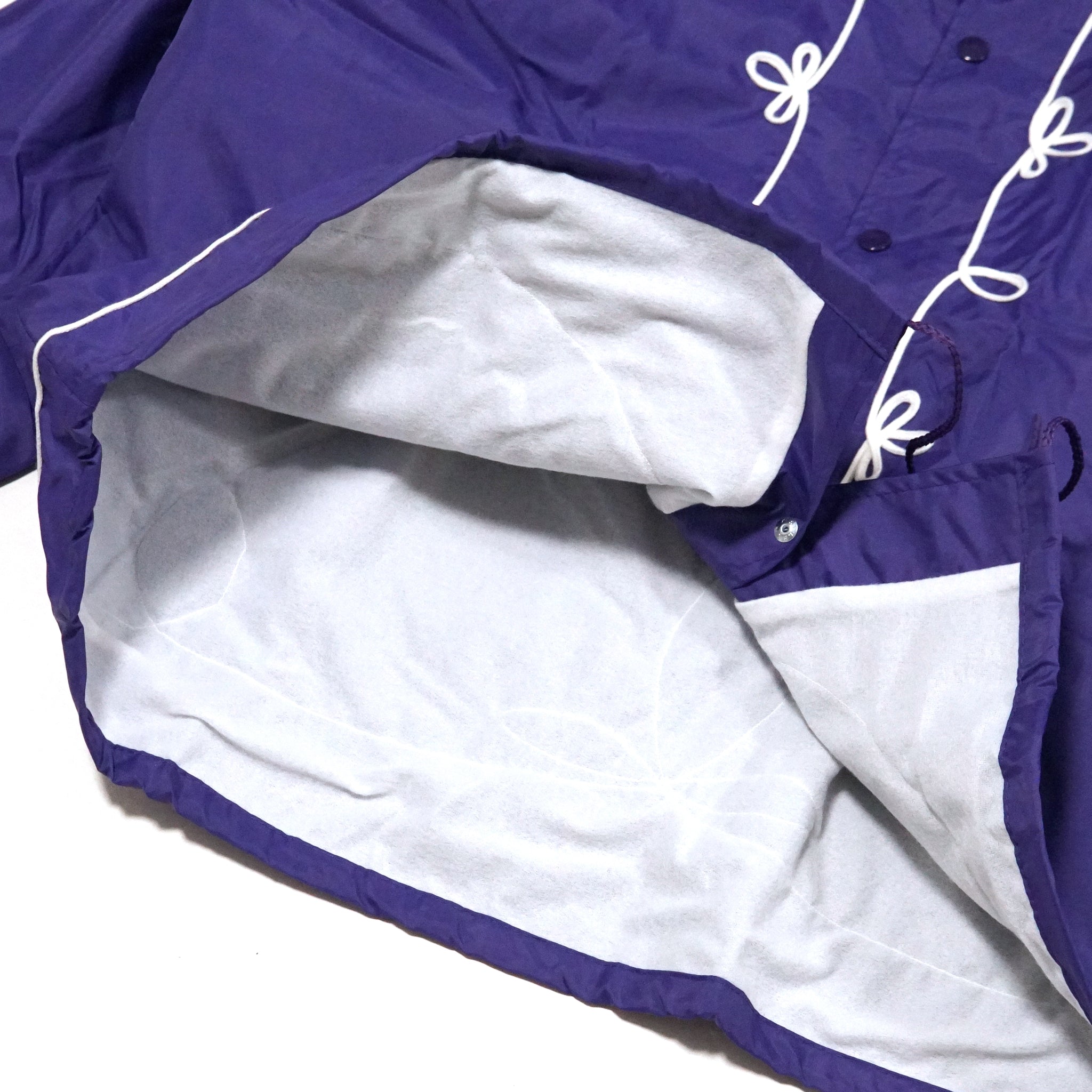 tl23s004 | rope emb coaches jacket | – Brown/Purple | THRIFTY LOOK