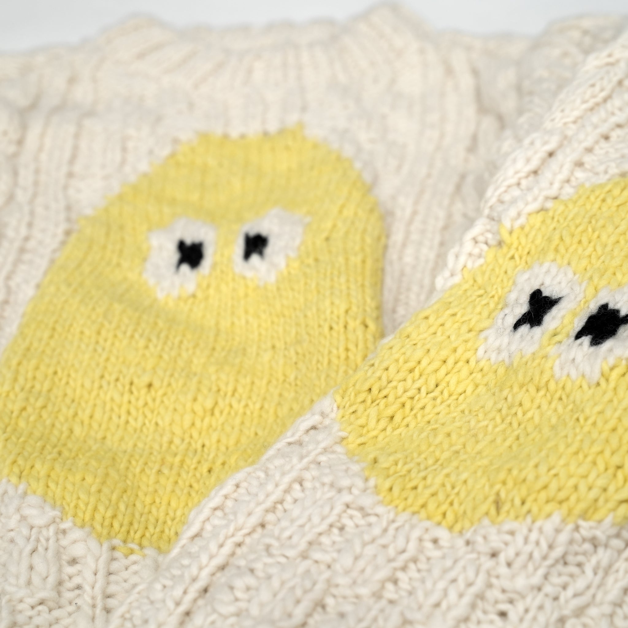 CHS82-01 | Avocado Fisherman Pullover | Color:Ivory X Canary【CHAMULA_チャムラ】【MONITALY_モニタリー】【archive】