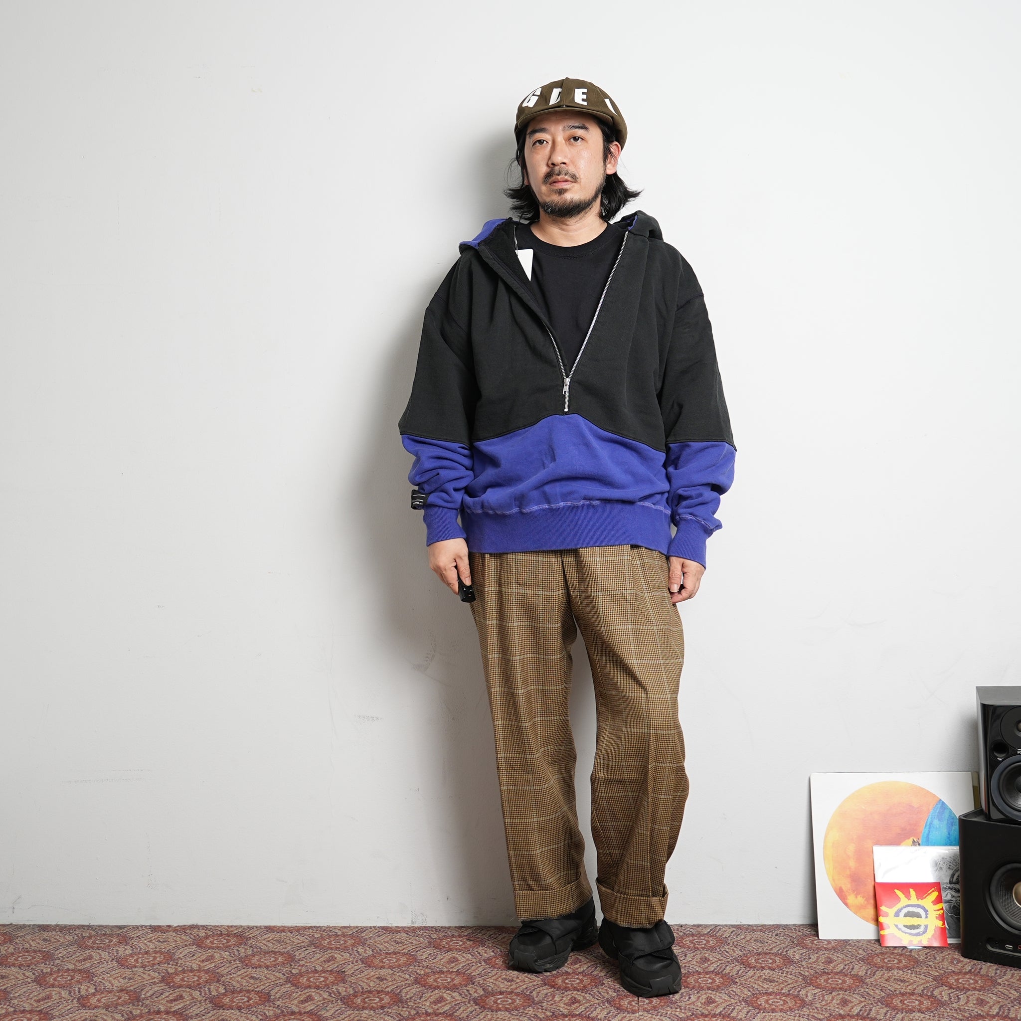 No:TB-sw06_B | Name:ALL ROUND TRAINER2 | Color:Black-Blue【TRAINERBOYS_トレーナーボーイズ】【archive】