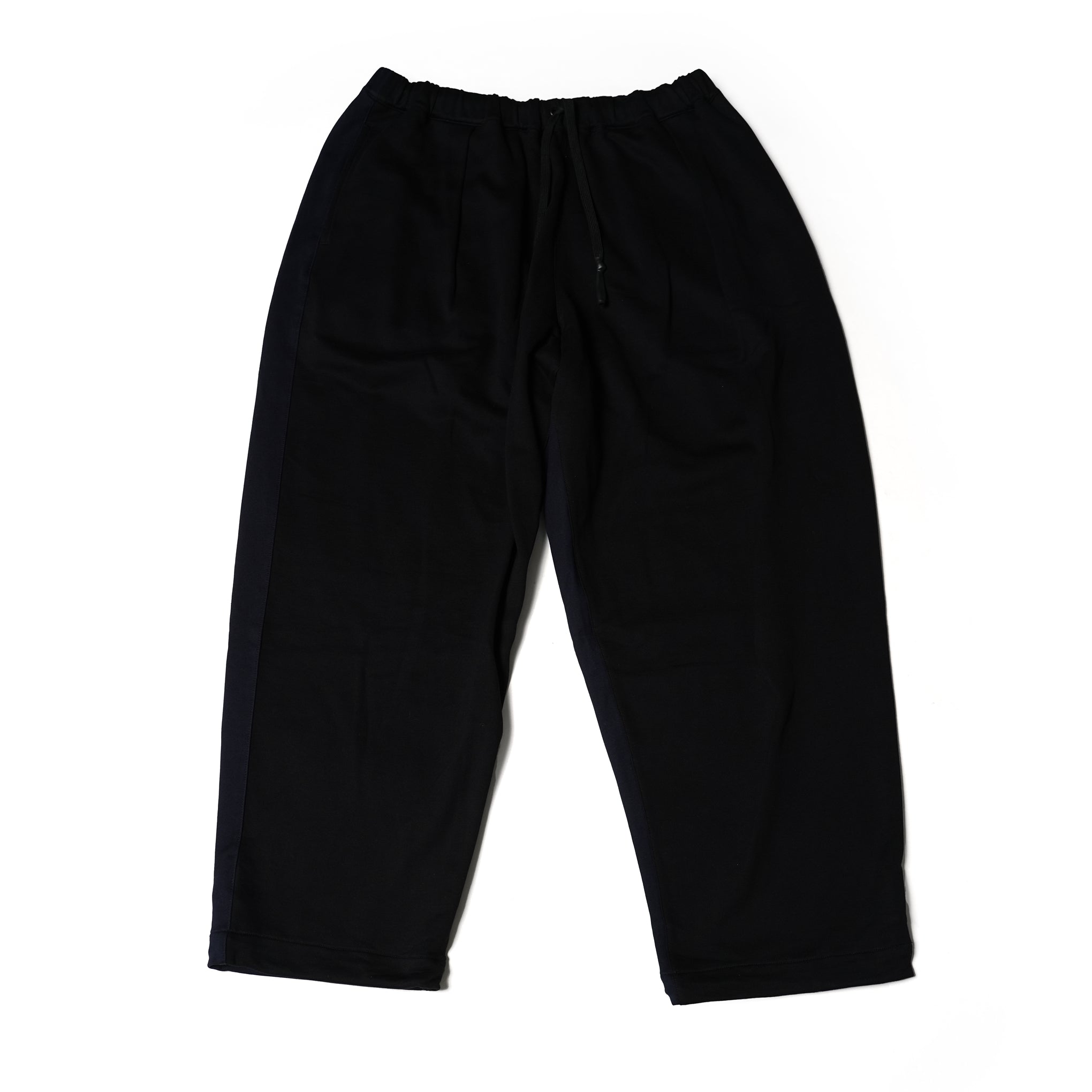 No:UN-017_SS23 | Name:TAPERED SWEAT TRACK PANTS BICOLOR | Color:Black × Navy【UNTRACE_アントレース】【archive】