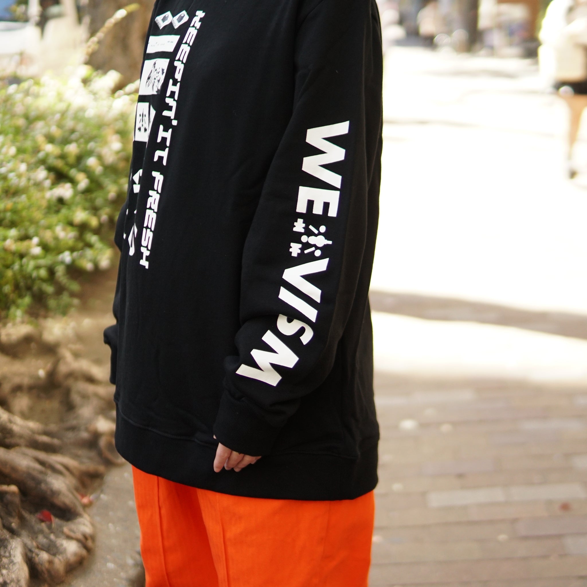 NO:WDM13R0702A | Name:fashion-slang-top-black | 【WEAVISM_ウィービズム】