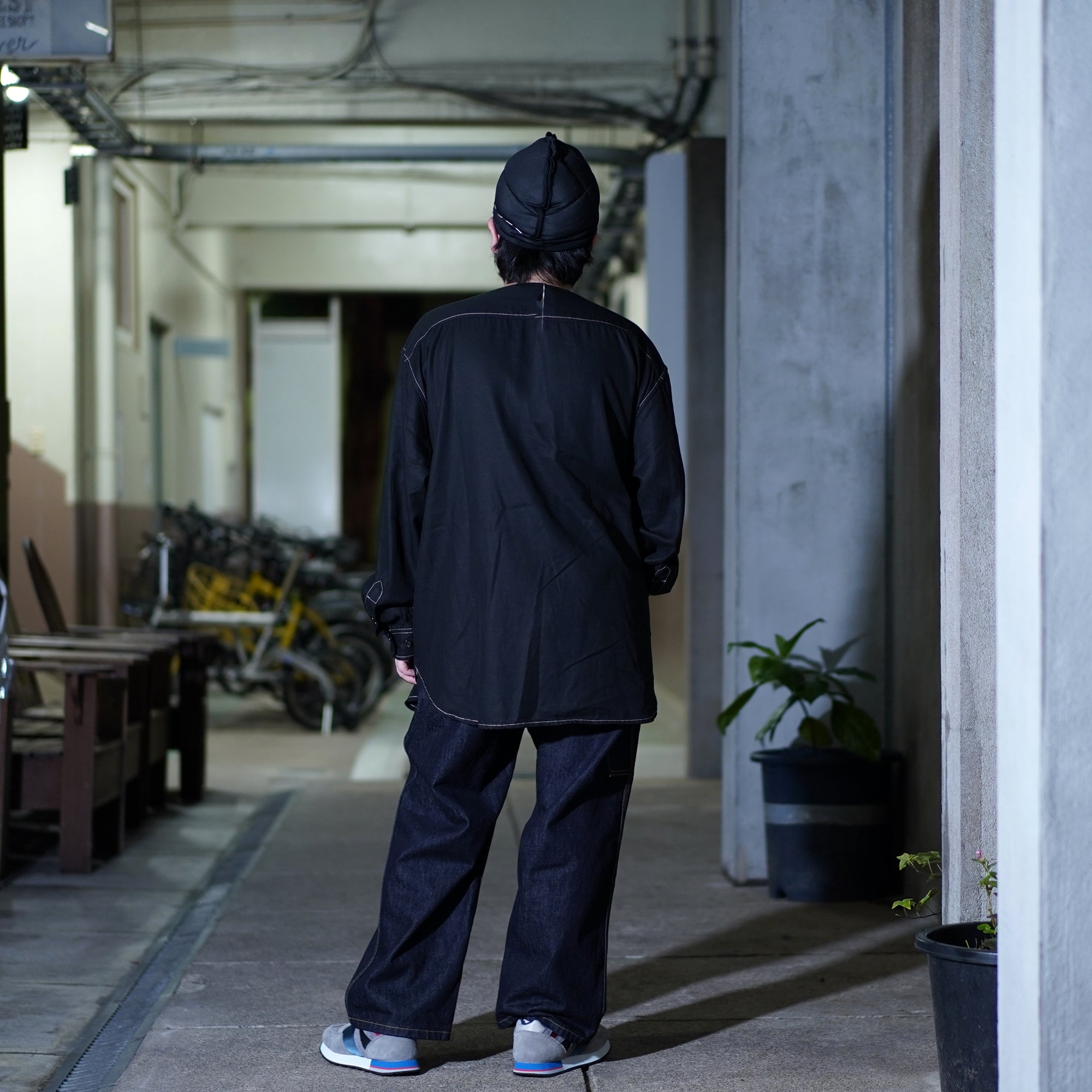 No:VR21AW-SD-SR02 | Name:"調和" ARMY SHIRTS | Color:Black【VARDE77_バルデセブンティセブン】【archive】