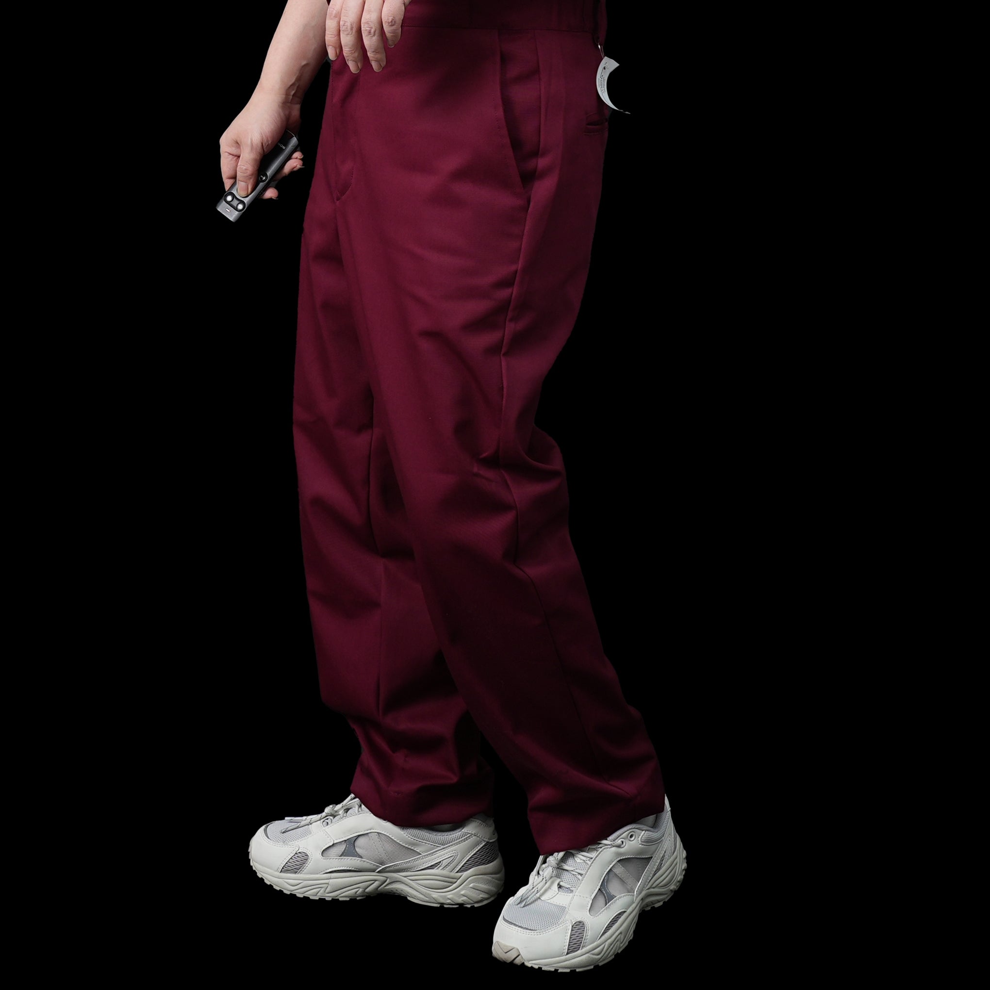 VE-23SS-V2 | Pantalone Uficio | Color:Green/Burgundy/Black【VECCHI_ベッチ】