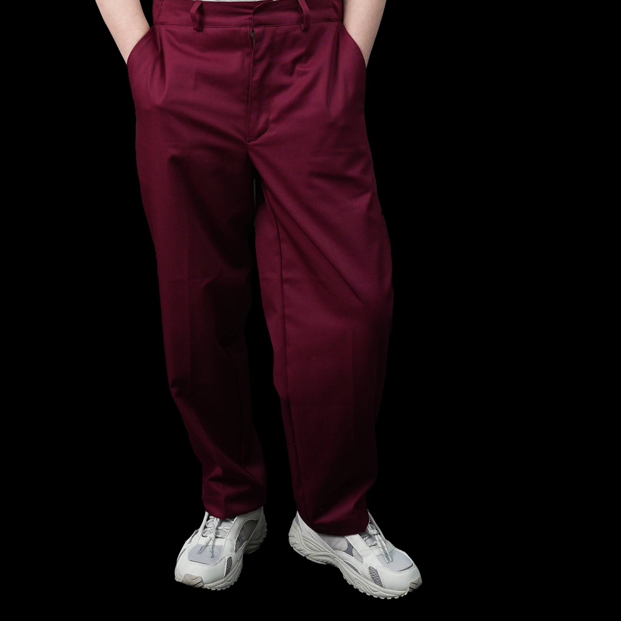 VE-23SS-V2 | Pantalone Uficio | Color:Green/Burgundy/Black【VECCHI_ベッチ】