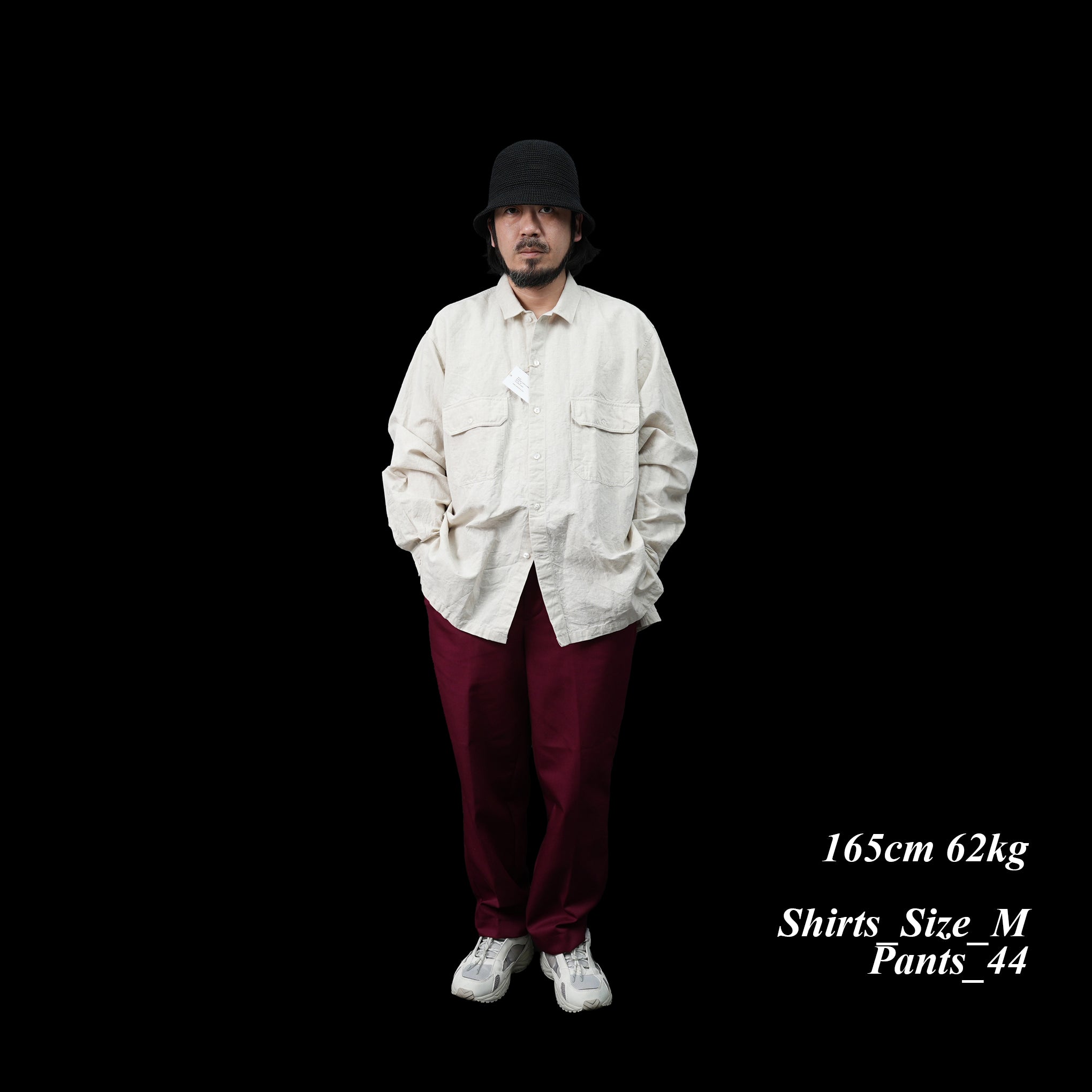 VE-23SS-V2 | Pantalone Uficio | Color:Green/Burgundy/Black【VECCHI_ベッチ】