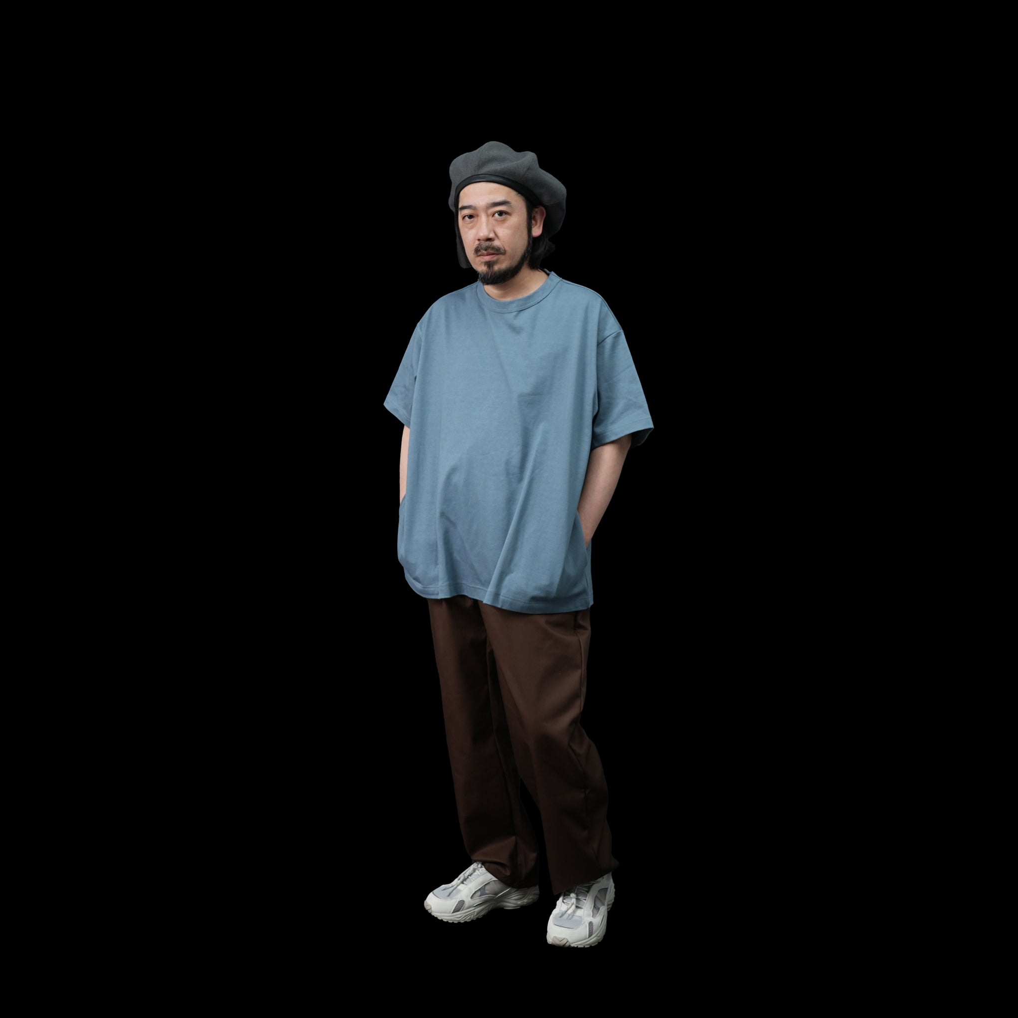 VE-23SS-V1 | C.Coulisse Easy Pants | Color:Green/Burgundy/Brown【VECCHI_ベッチ】