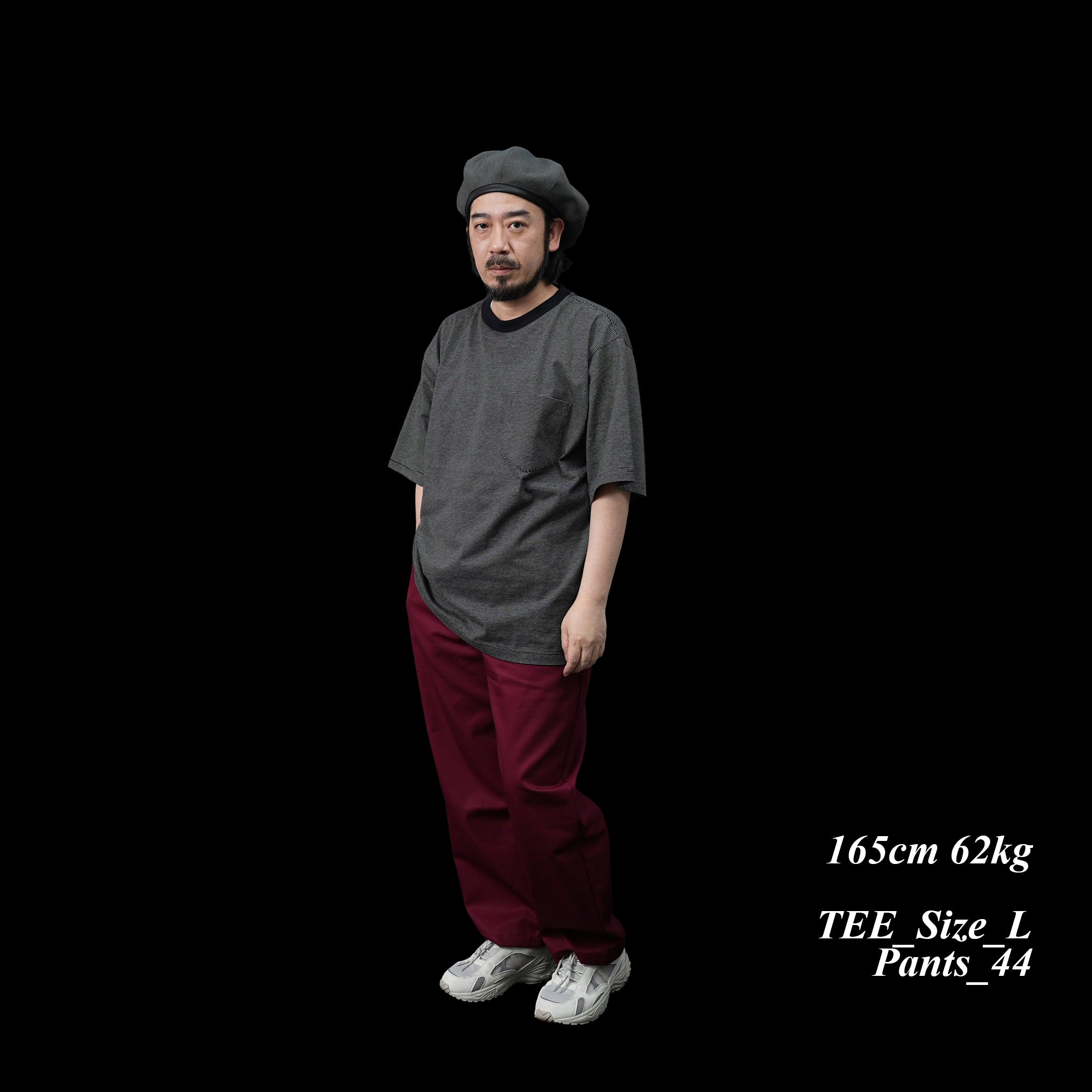 VE-23SS-V1 | C.Coulisse Easy Pants | Color:Green/Burgundy/Brown【VECCHI_ベッチ】