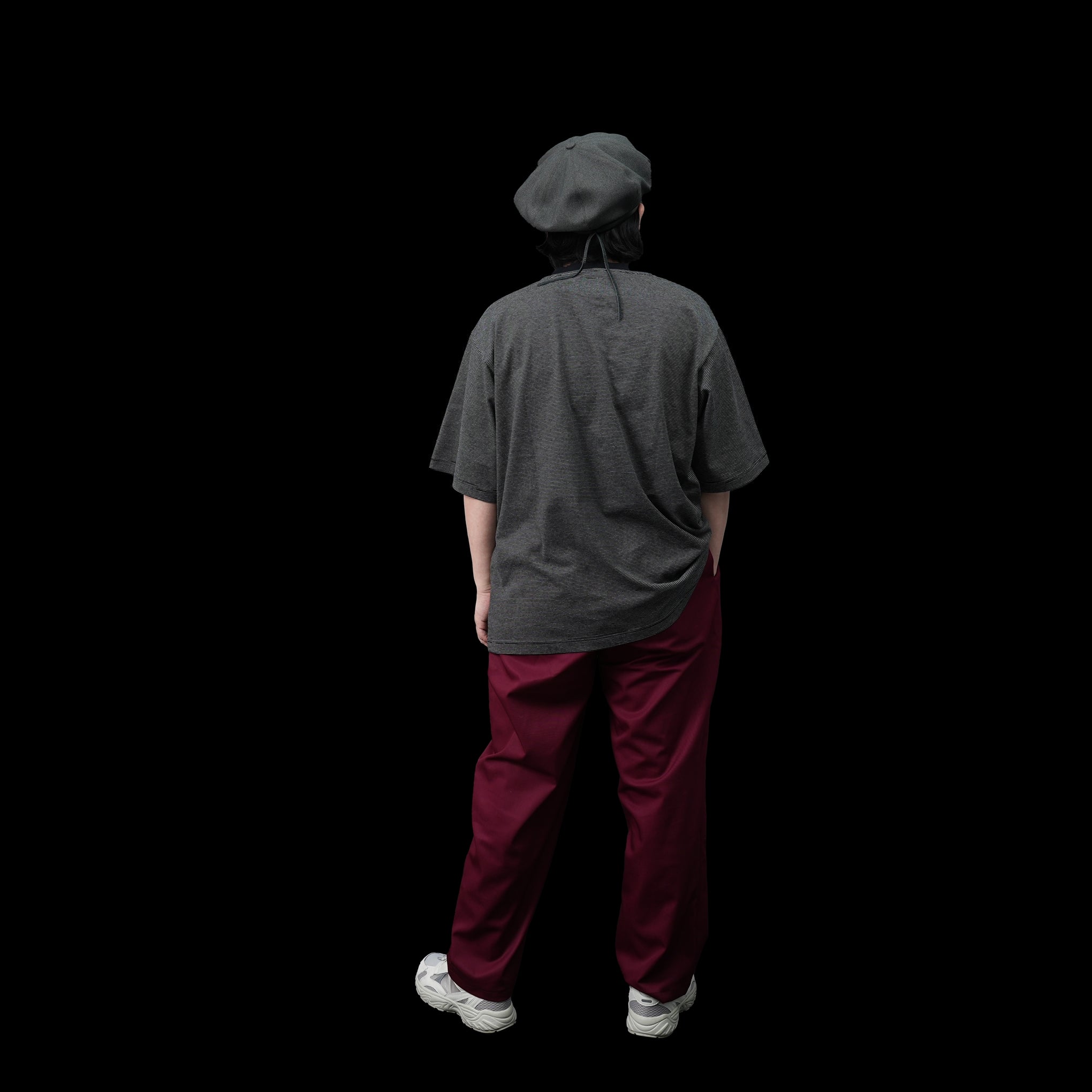 VE-23SS-V1 | C.Coulisse Easy Pants | Color:Green/Burgundy/Brown【VECCHI_ベッチ】