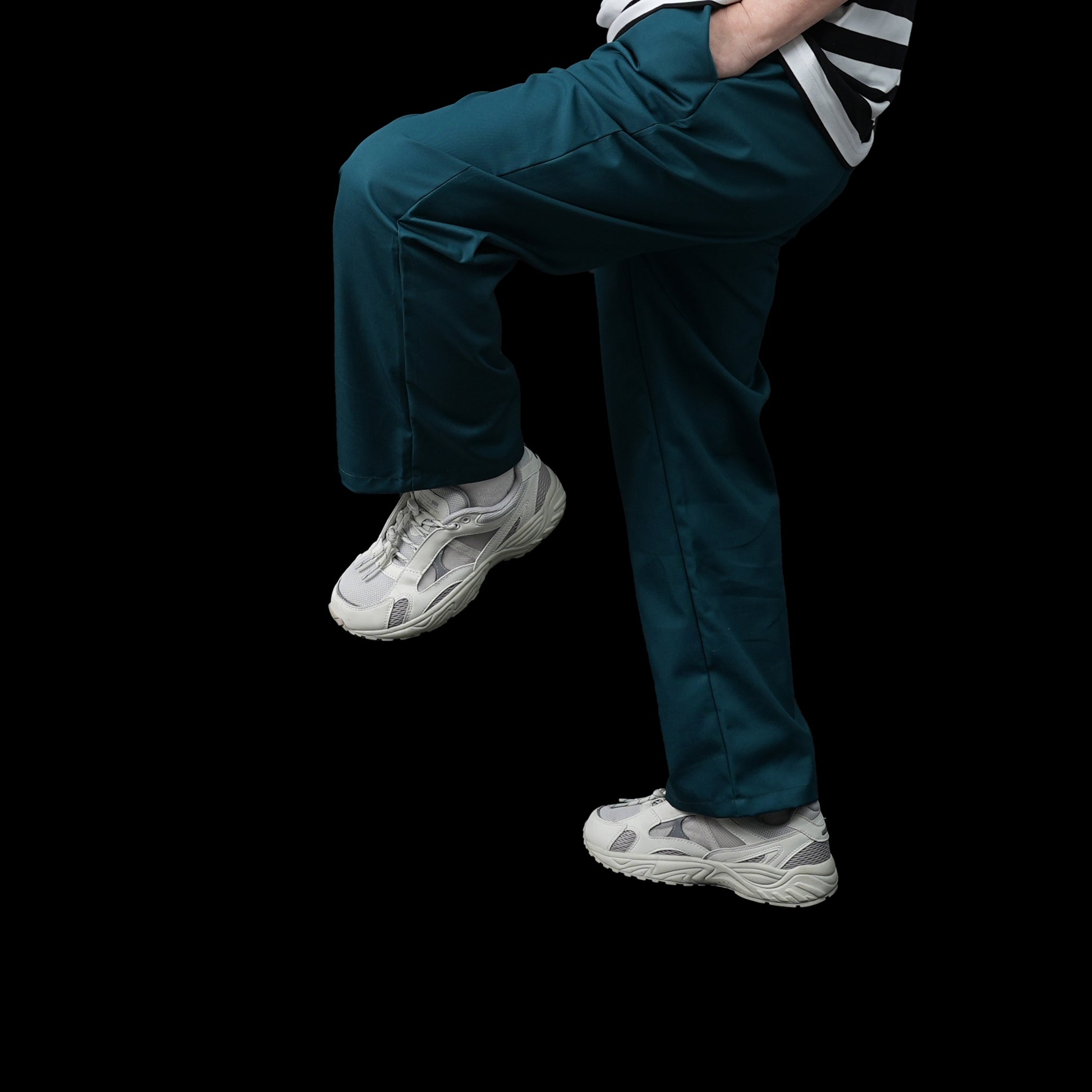 VE-23SS-V1 | C.Coulisse Easy Pants | Color:Green/Burgundy/Brown【VECCHI_ベッチ】