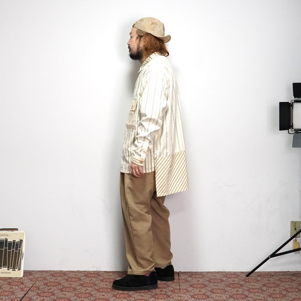 No:voo-1035 | Name:LONGTAIL SHACKET | Color:STRIPE | Size-Q/K【VOO】-VOO-ADDICTION FUKUOKA