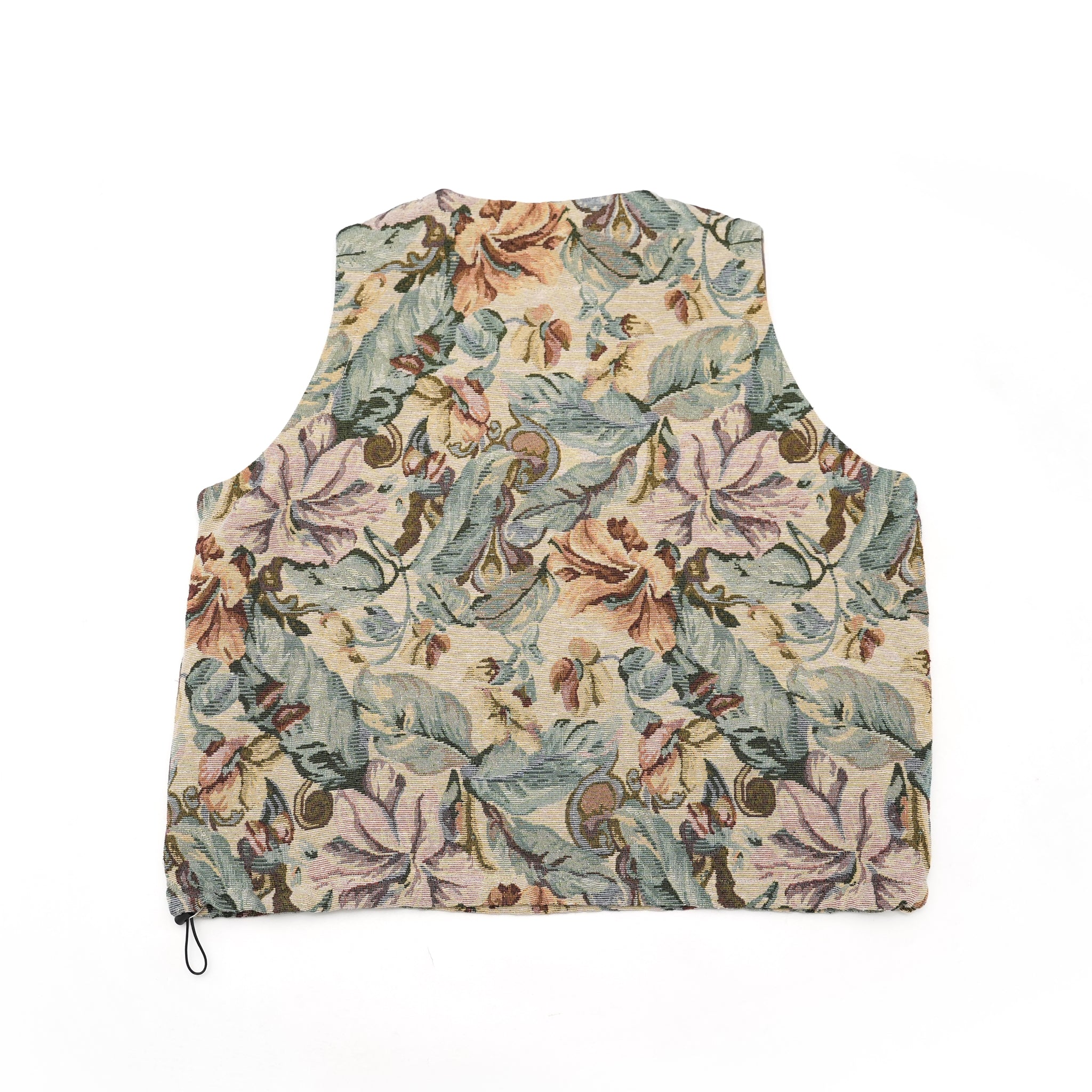 No:VOO-1118 | Name:GOBELIN VEST | Color:Beige/Green/Black【VOO_ヴォー】【archive】