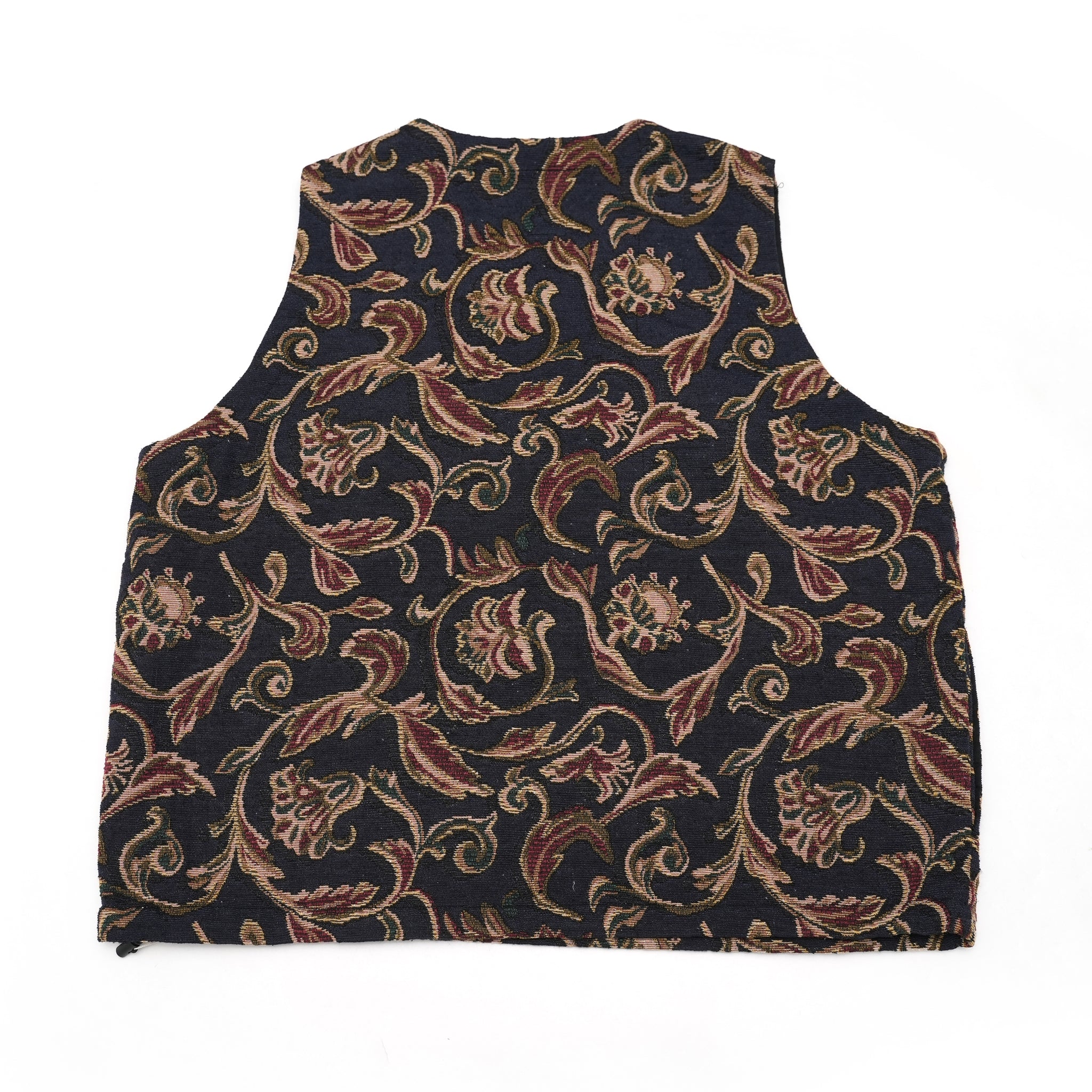No:VOO-1118 | Name:GOBELIN VEST | Color:Beige/Green/Black【VOO_ヴォー】【archive】