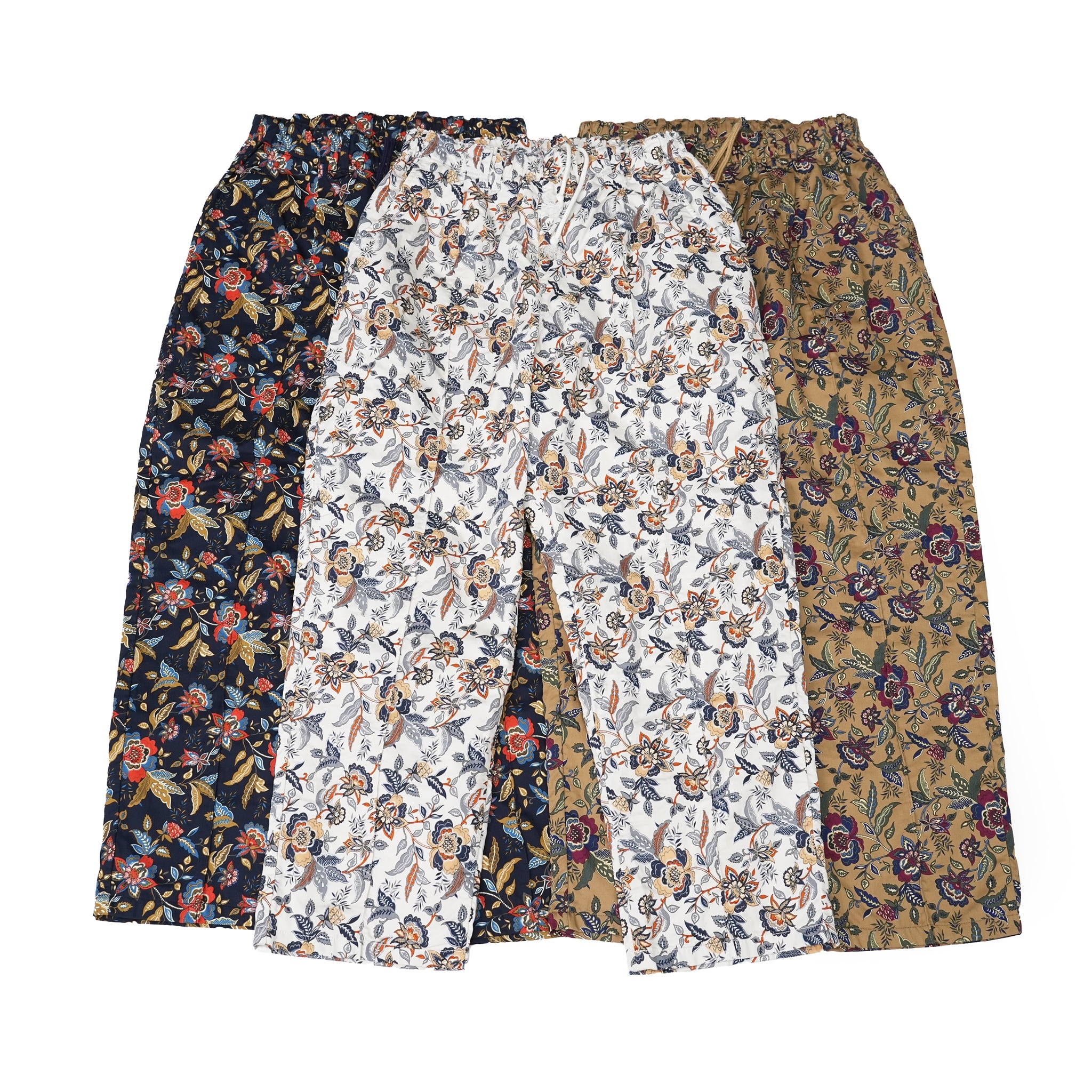 No:Voo-1092L | Name:Fiesta Pants Long | Color:Dk.Beige/White/Dk.Navy【VOO_ヴォー】【archive】