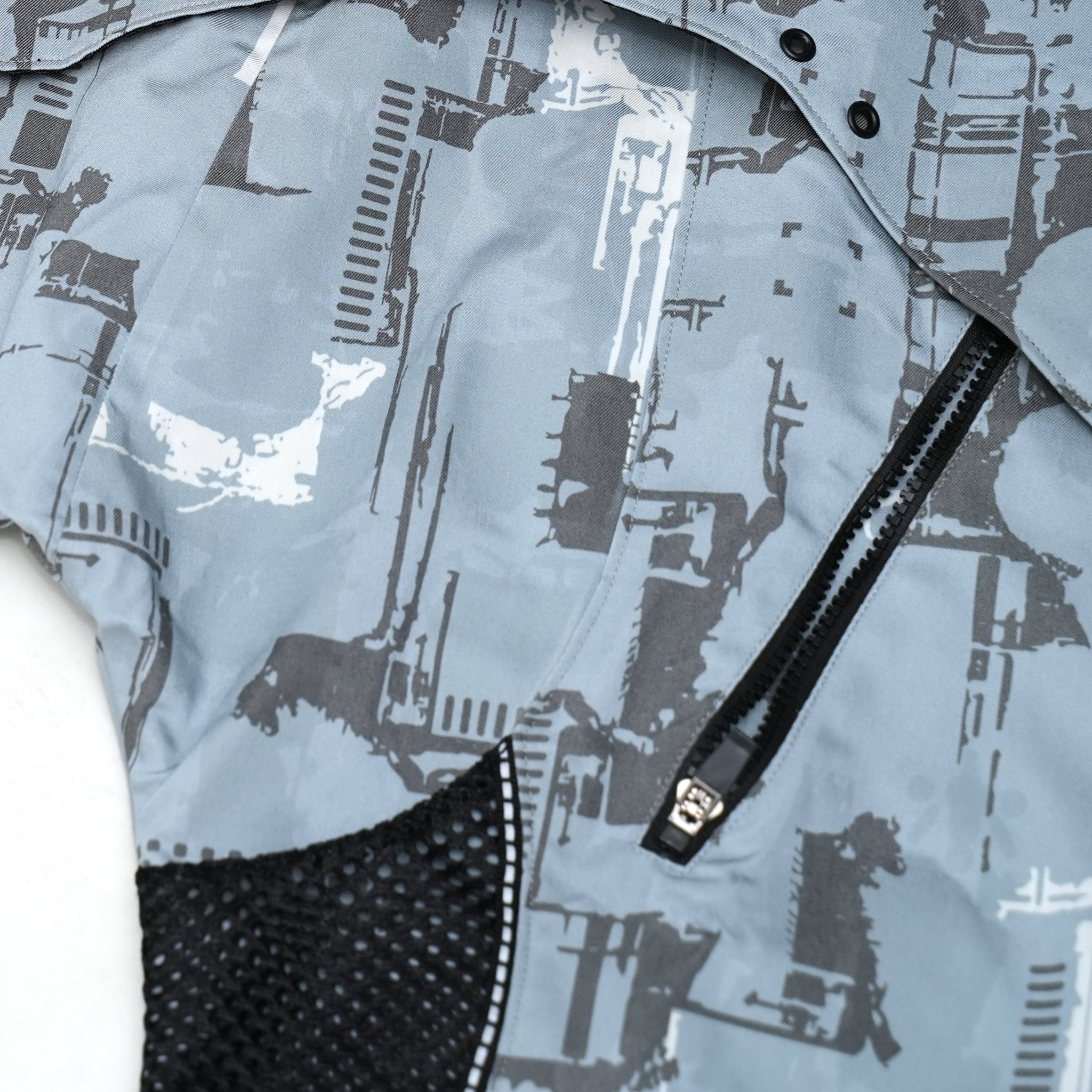 No:WDM16R0821A | Name:Mutation Signature Oversize Jacket | Color:Aqua【WEAVISM_ウィーヴィズム】【archive】