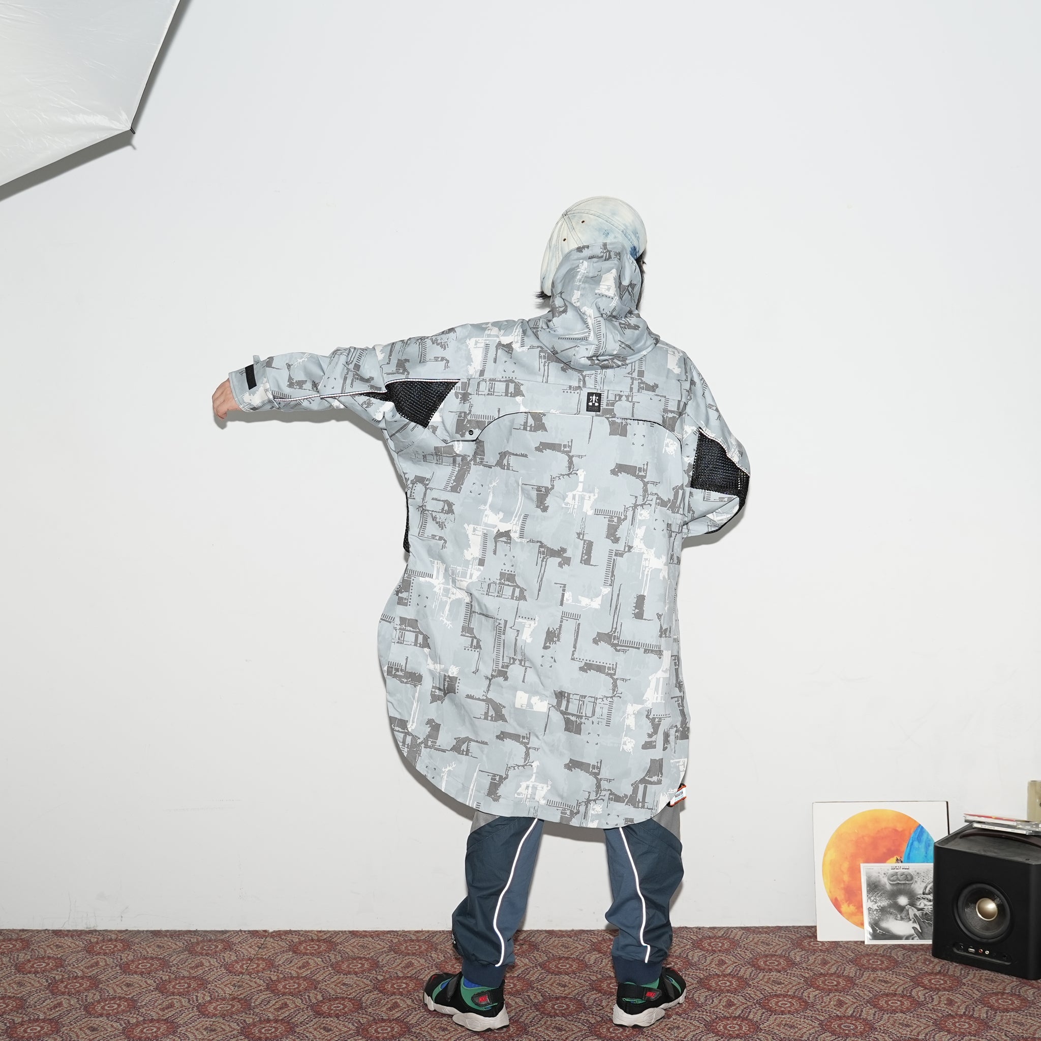 No:WDM16R0821A | Name:Mutation Signature Oversize Jacket | Color:Aqua【WEAVISM_ウィーヴィズム】【archive】